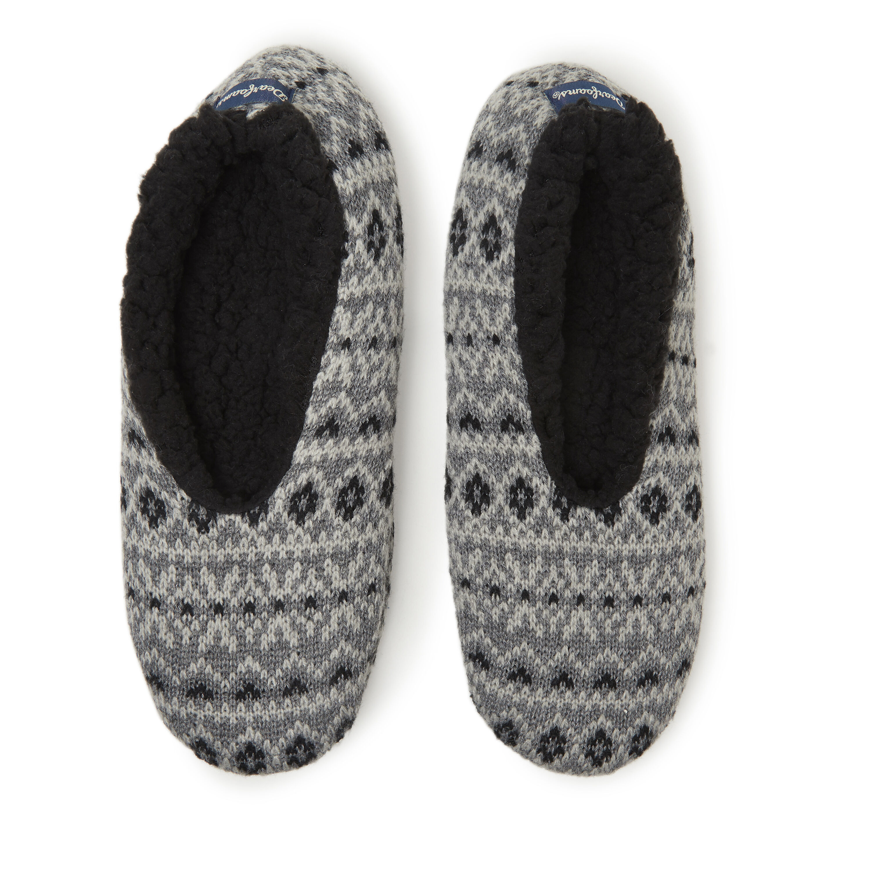 Memory foam slipper socks top