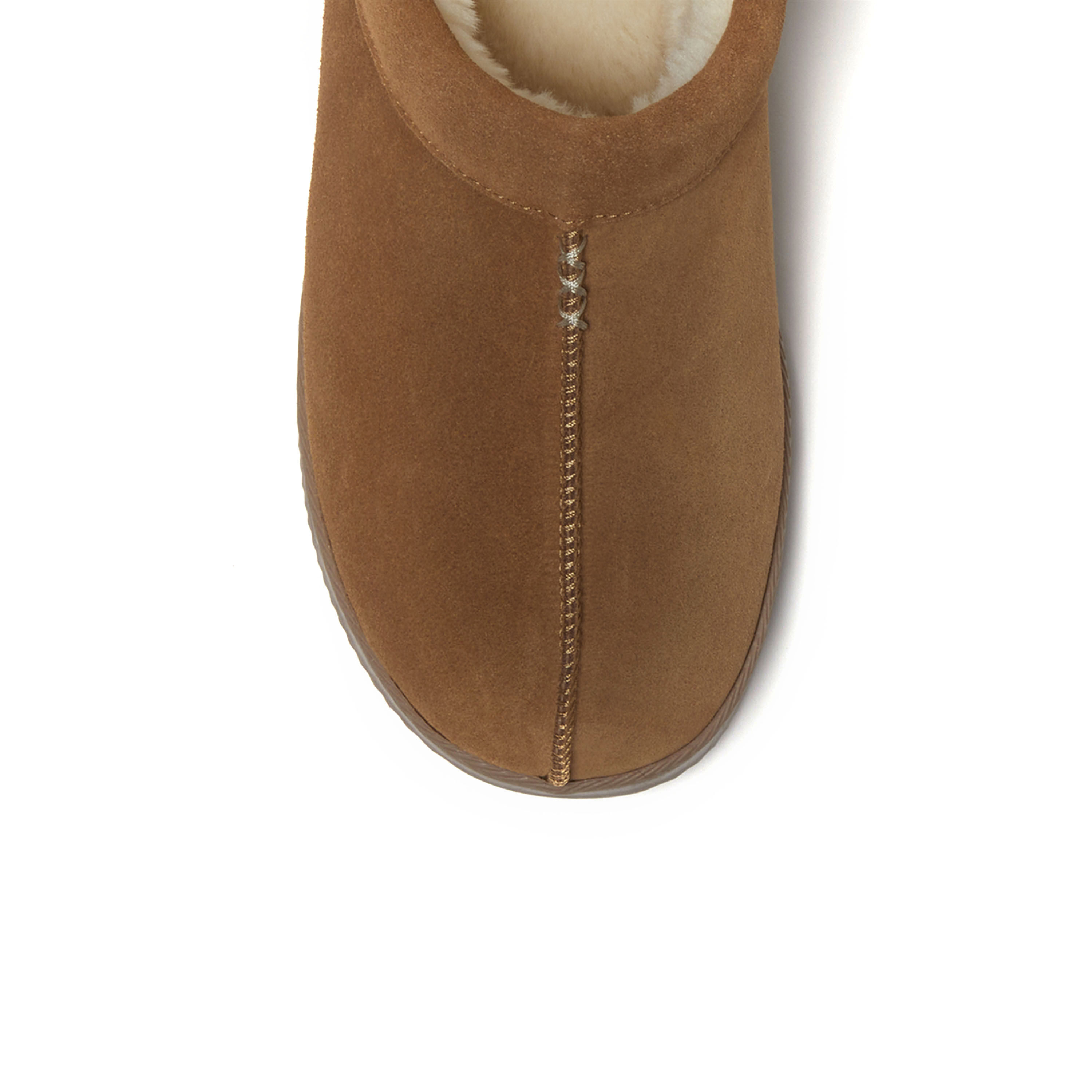 Men's Dean Genuine Suede Clog With Prayer Seam