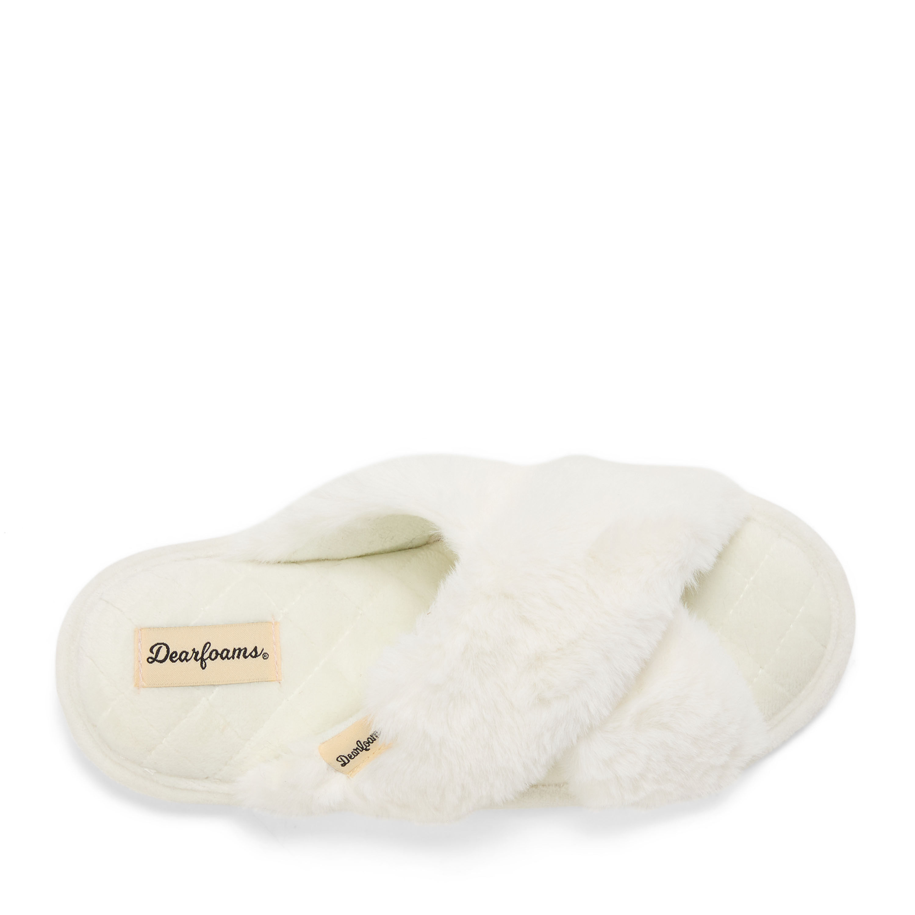 Women's Jessica Furry Crossband Slide Slipper