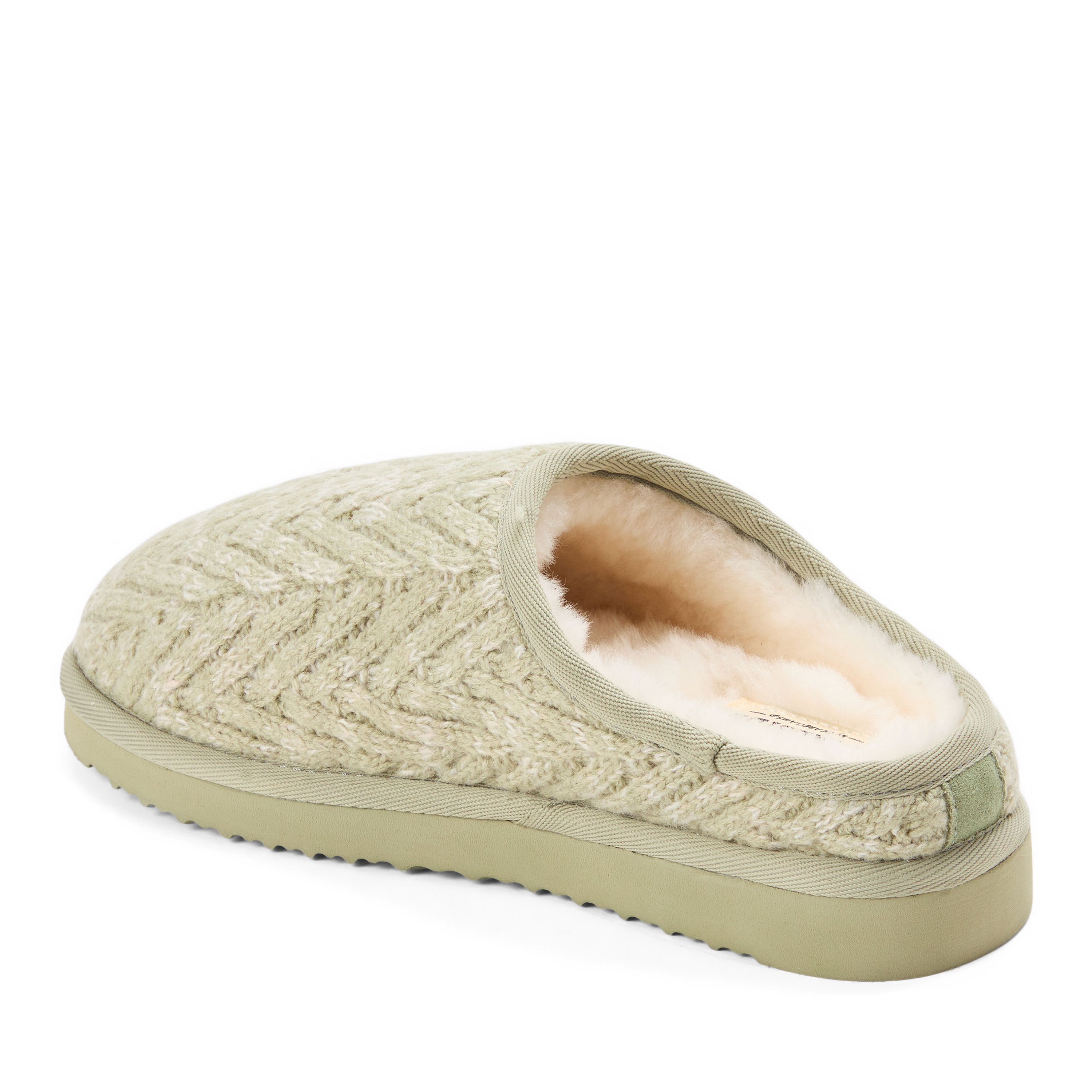 Women's Fireside by Dearfoams Greta Knit Shearling