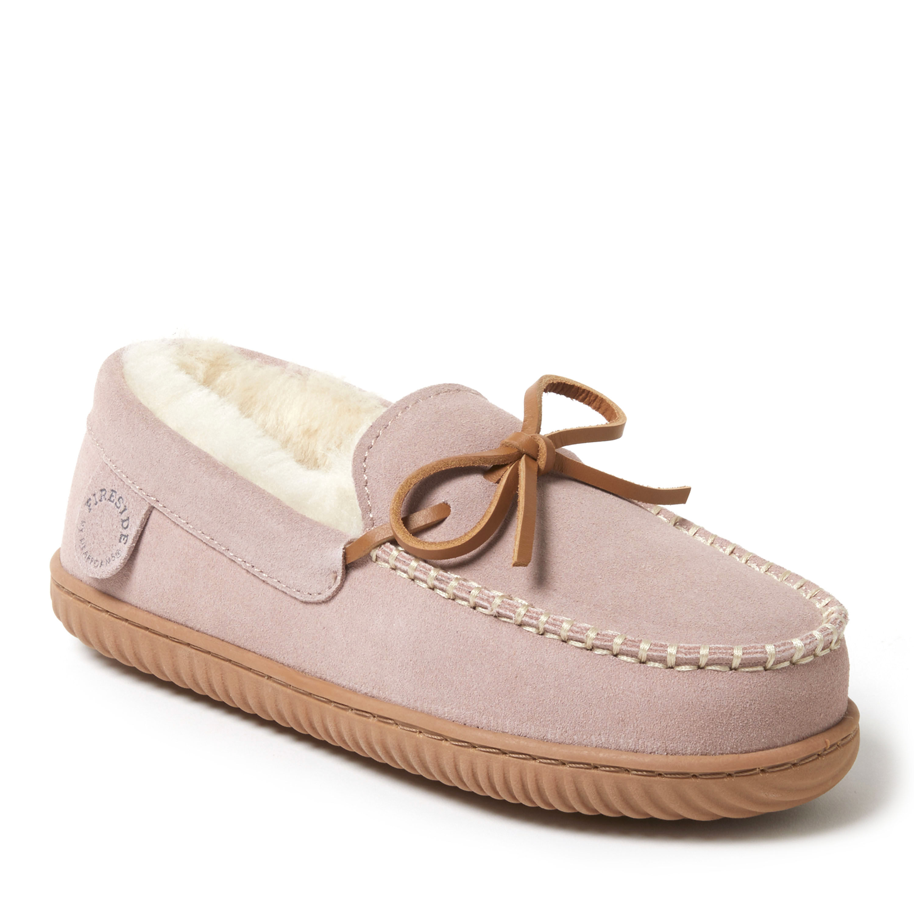 Women s Fireside by Dearfoams Alice Springs Genuine Shearling Moccasin