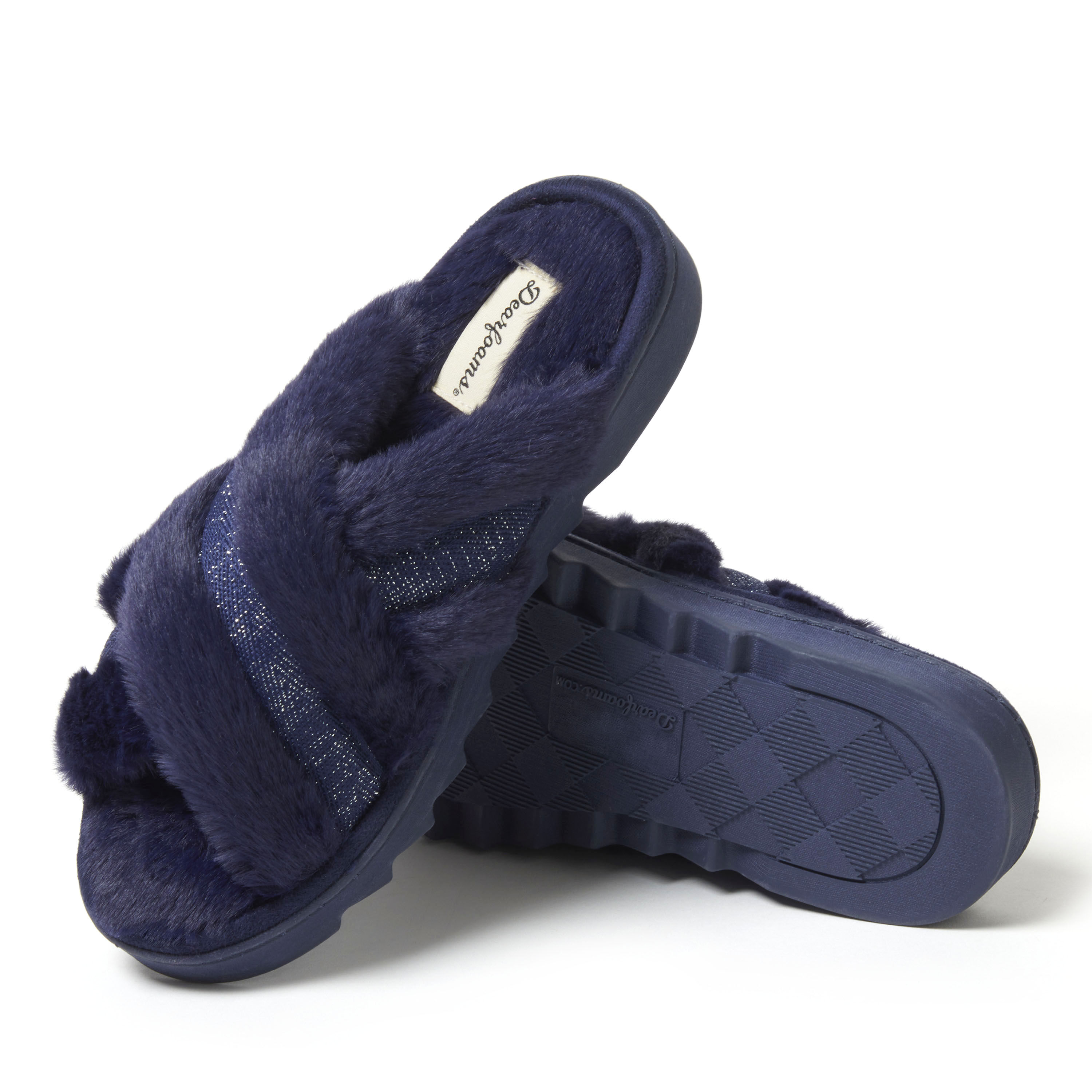 Dearfoams crossband slipper cheap