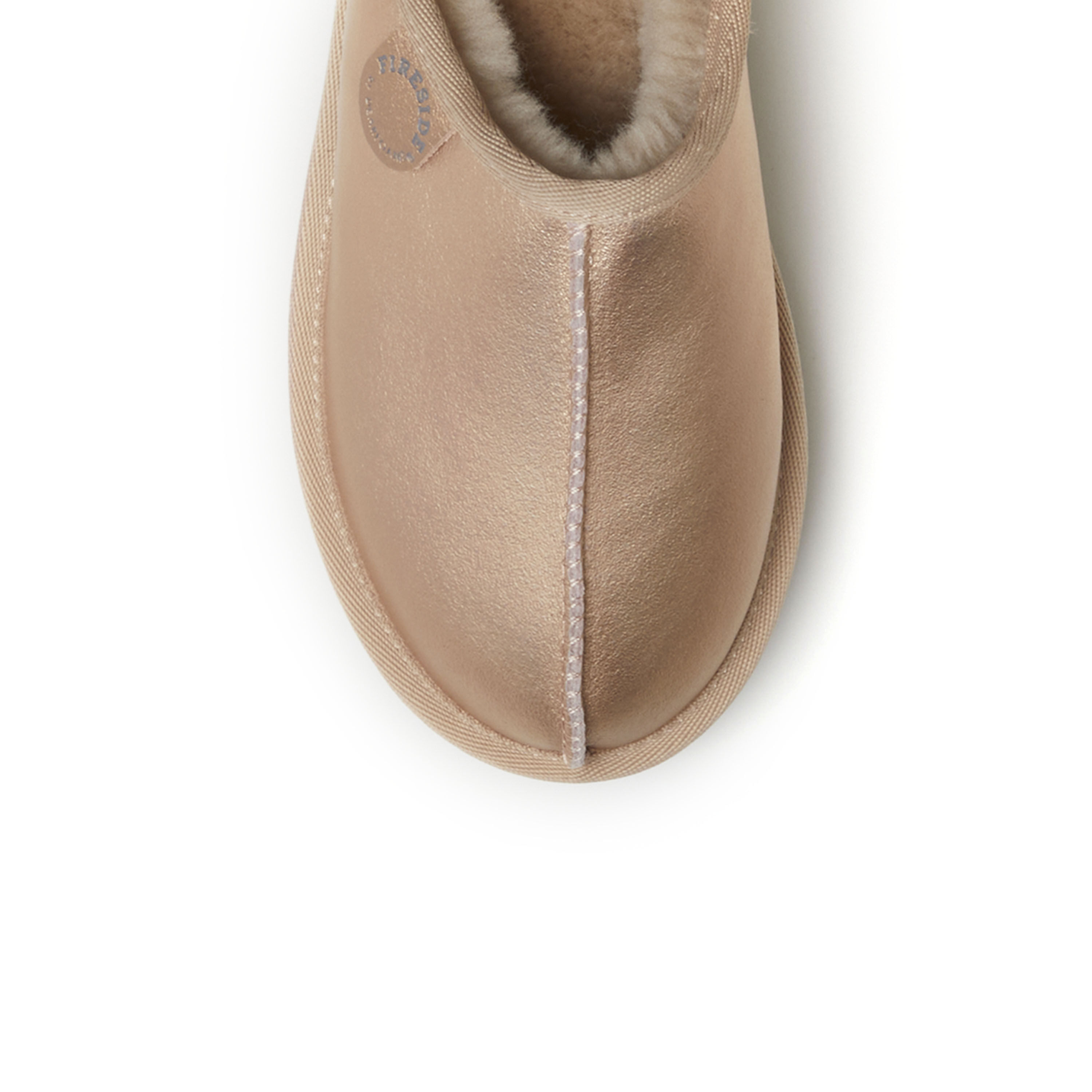 Women's Fireside by Dearfoams Queenstown Platform Genuine Shearling Clog
