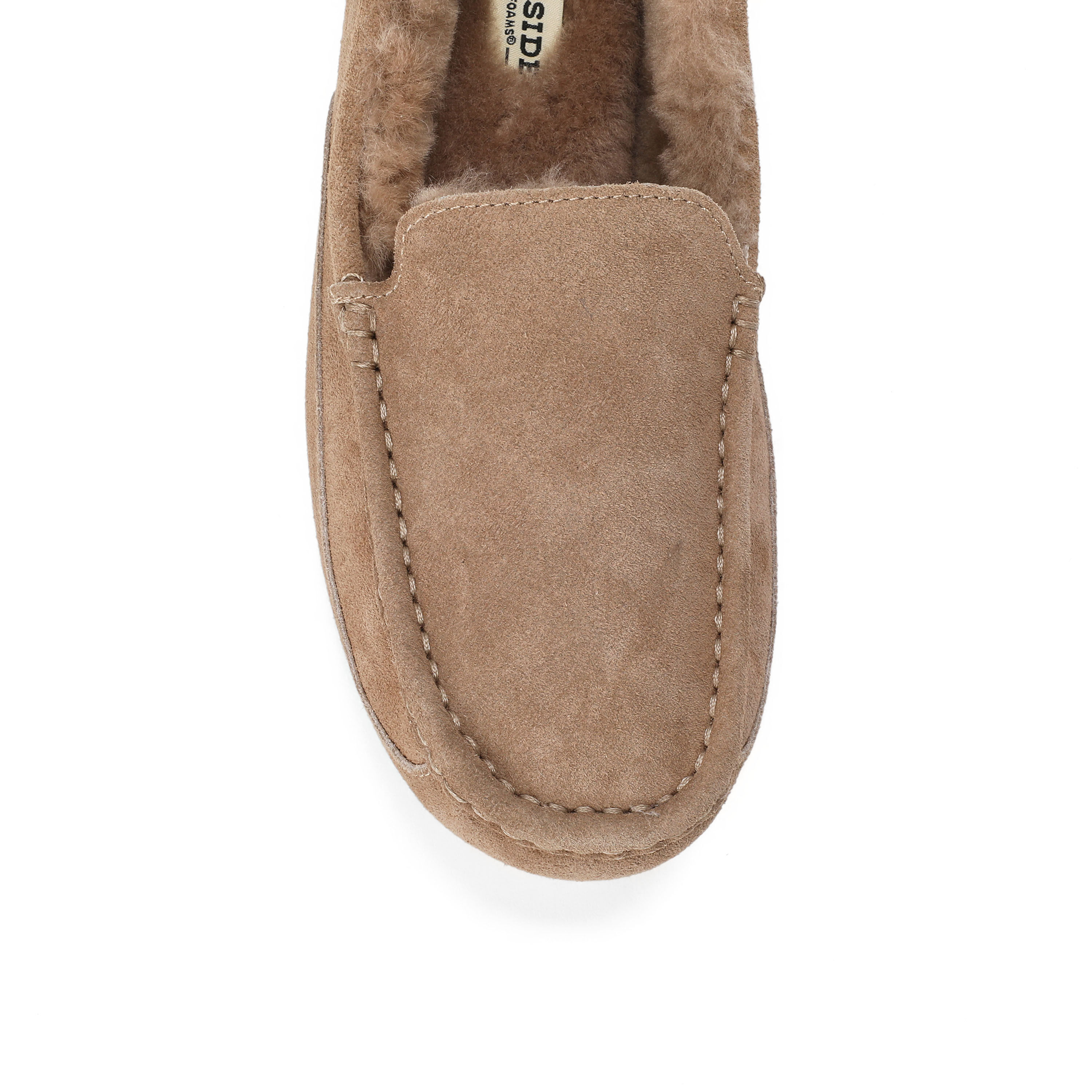 Men's Fireside by Dearfoams Melbourne Genuine Shearling Moccasin Slipper