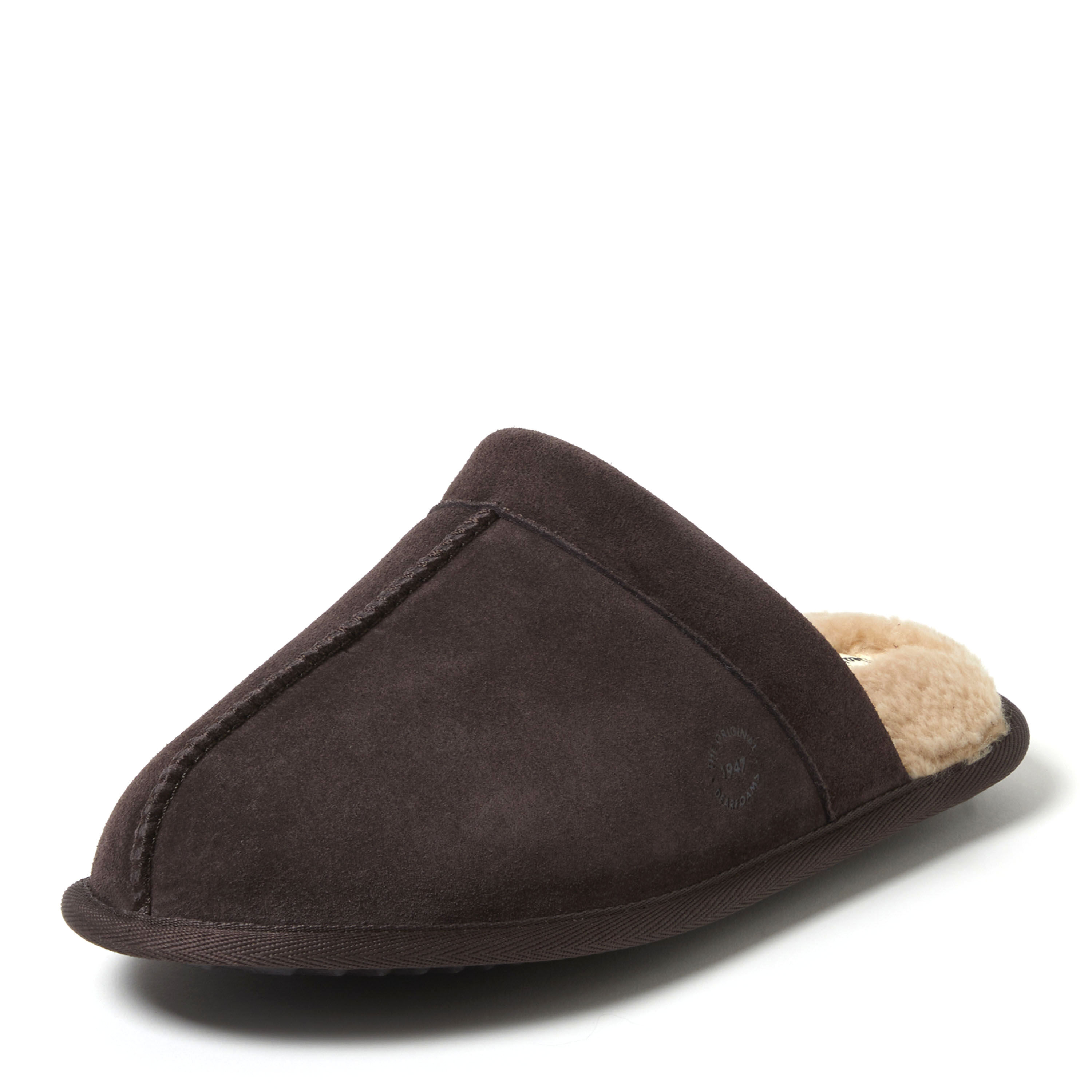 Men's Kirk Genuine Suede Scuff With Prayer Seam