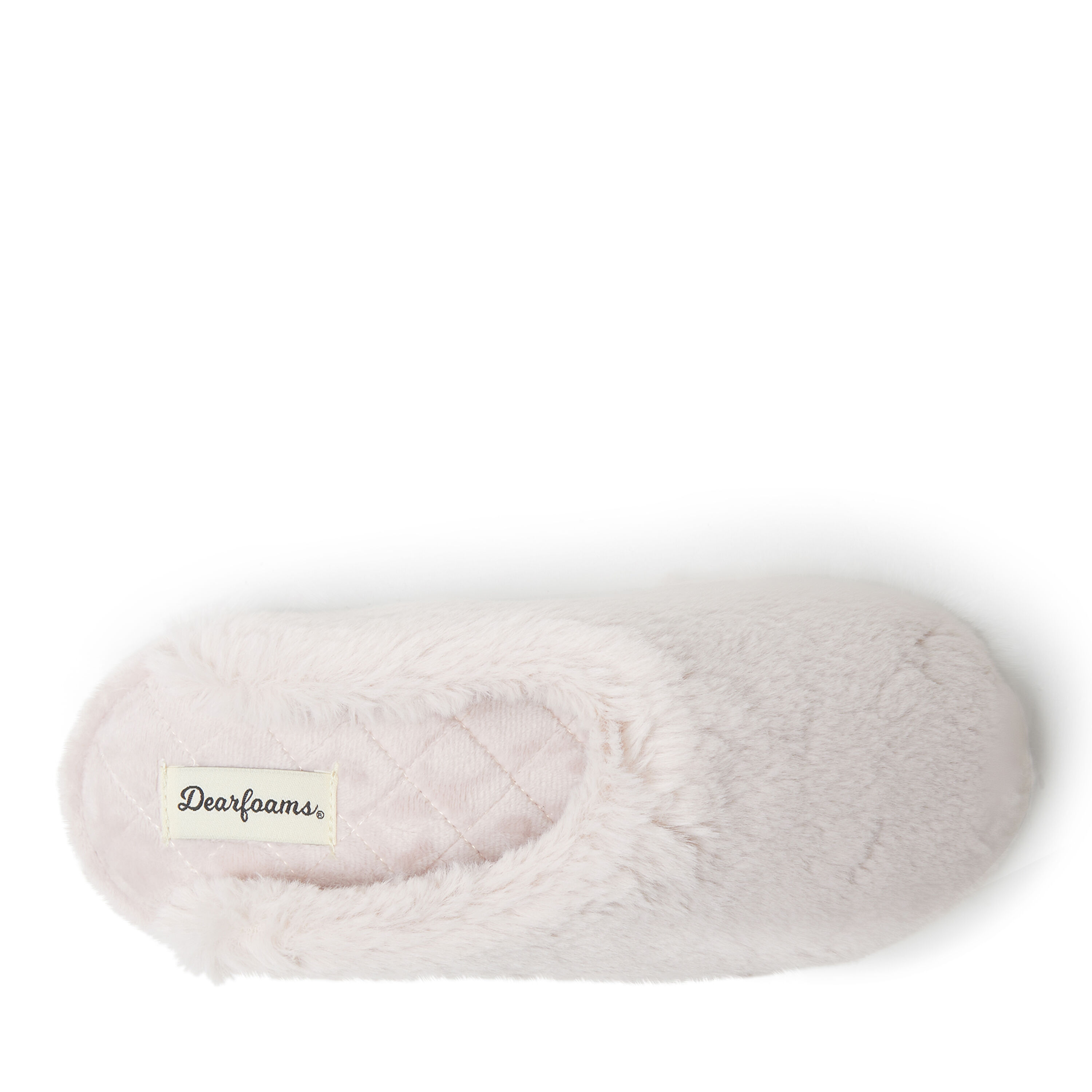 White discount dearfoam slippers