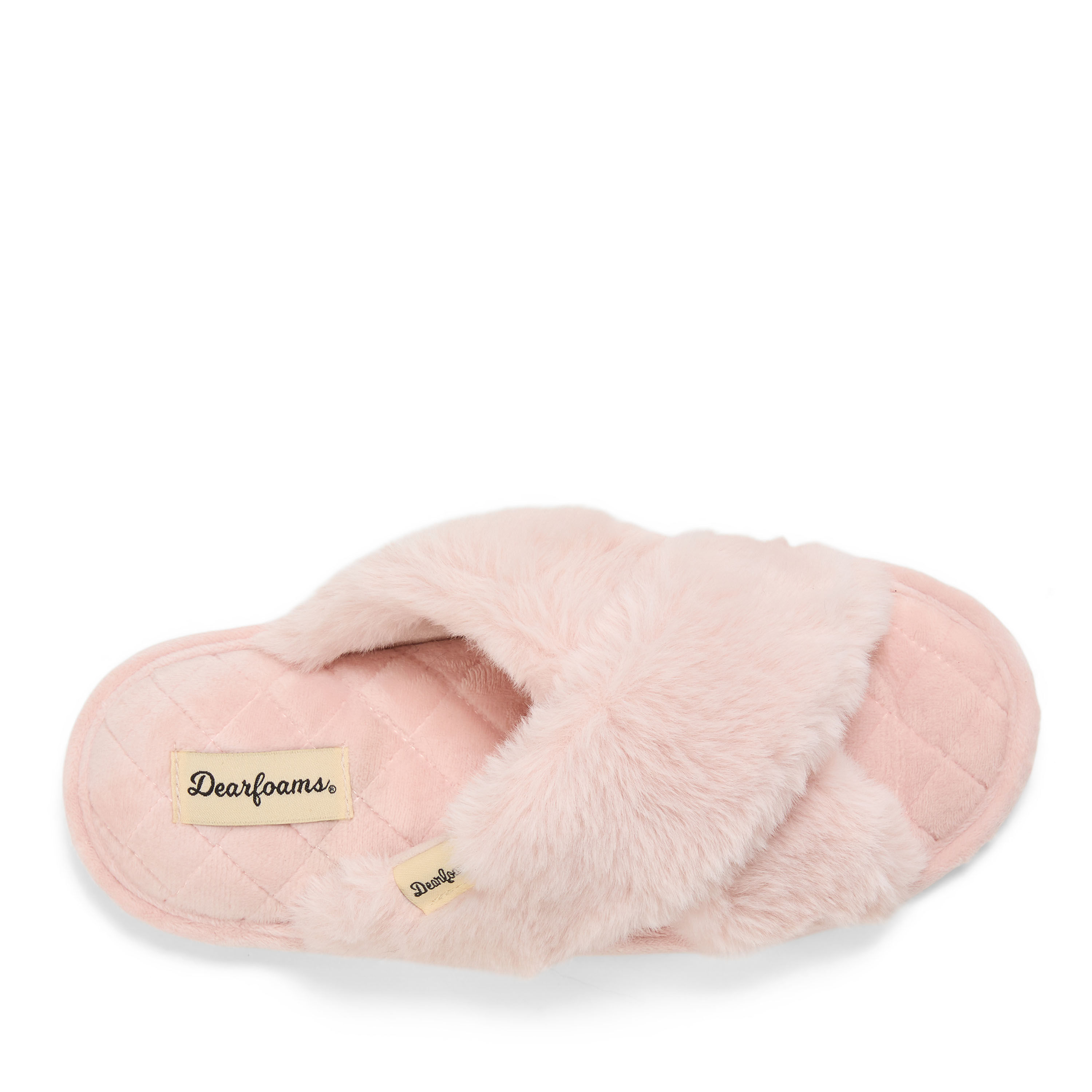 Women's Jessica Furry Crossband Slide Slipper
