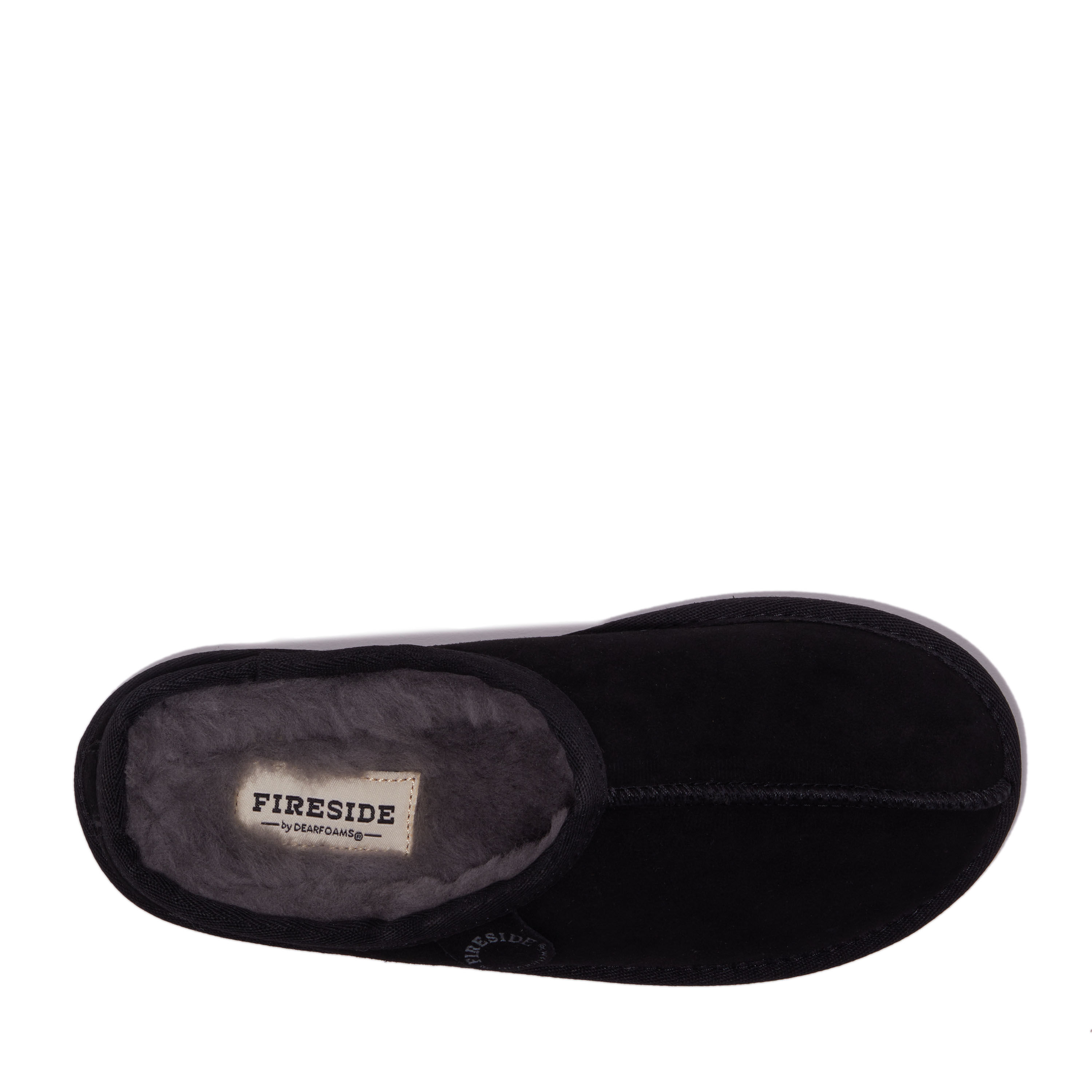Dearfoam black slippers deals