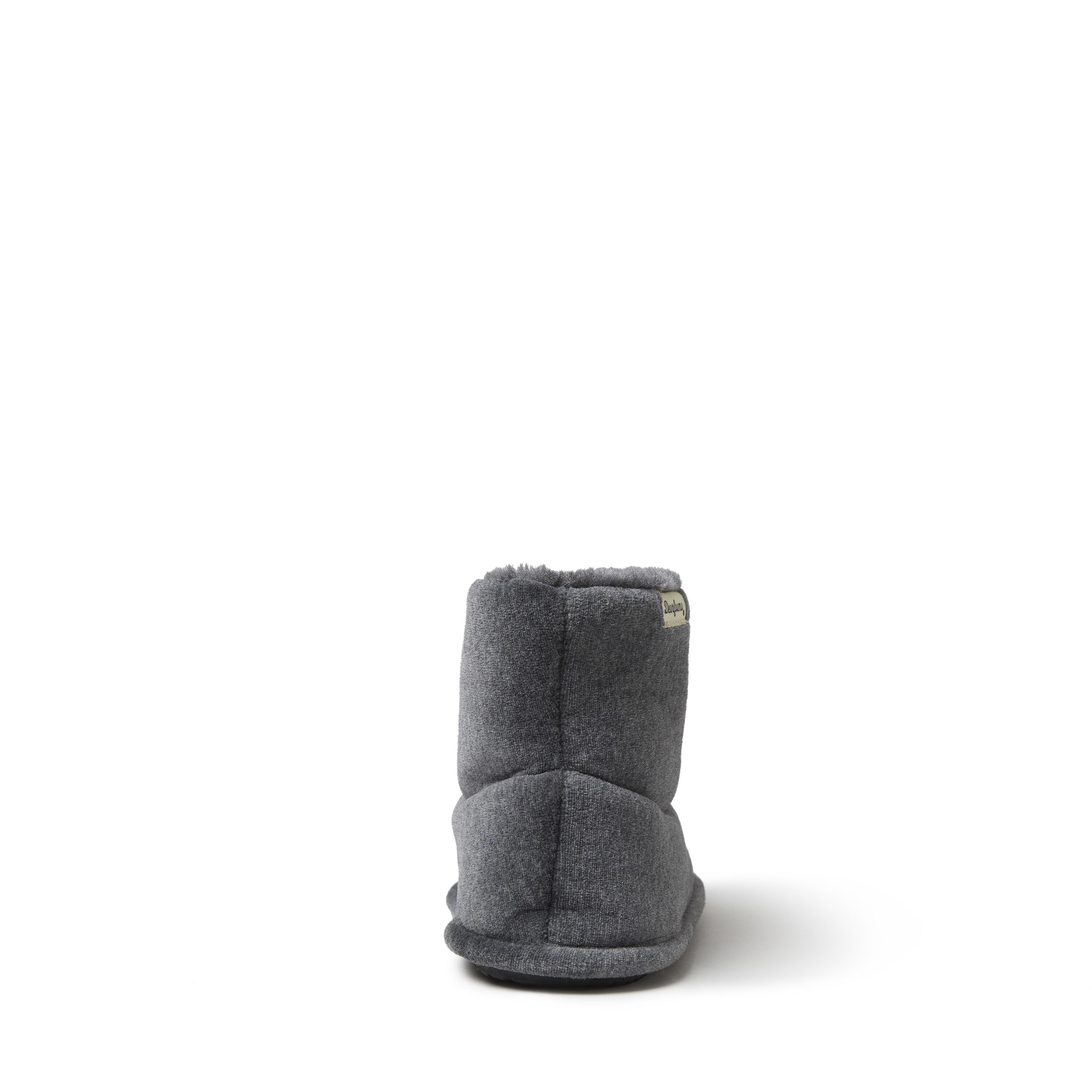 Dearfoams Women's Sara Velour Bootie Slipper - Memory Foam, Machine Washable, Indoor/Outdoor Sole - View #6