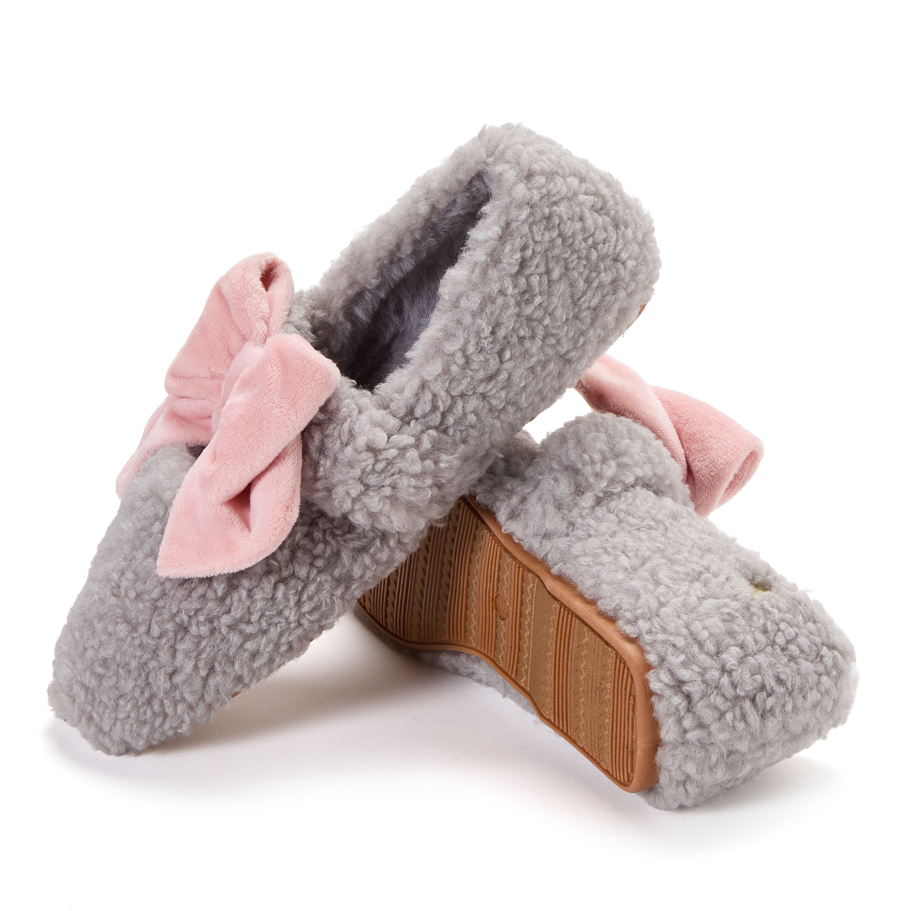Dearfoams Women's Pennie Maryjane With Bow Slippers