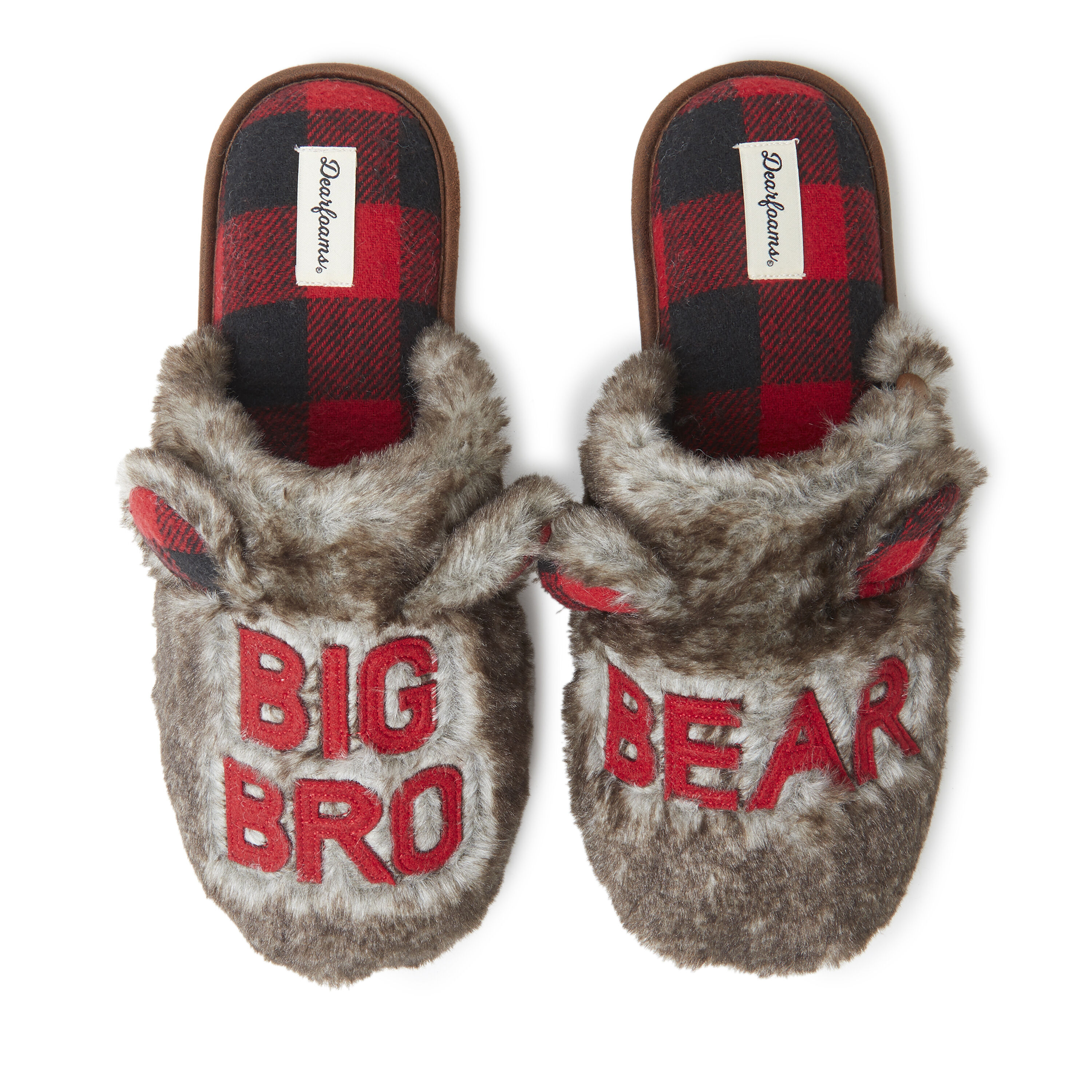 Dearfoams big bro online bear slippers