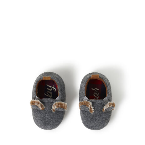 Baby Family Scuff with Baby Bear Embroidery