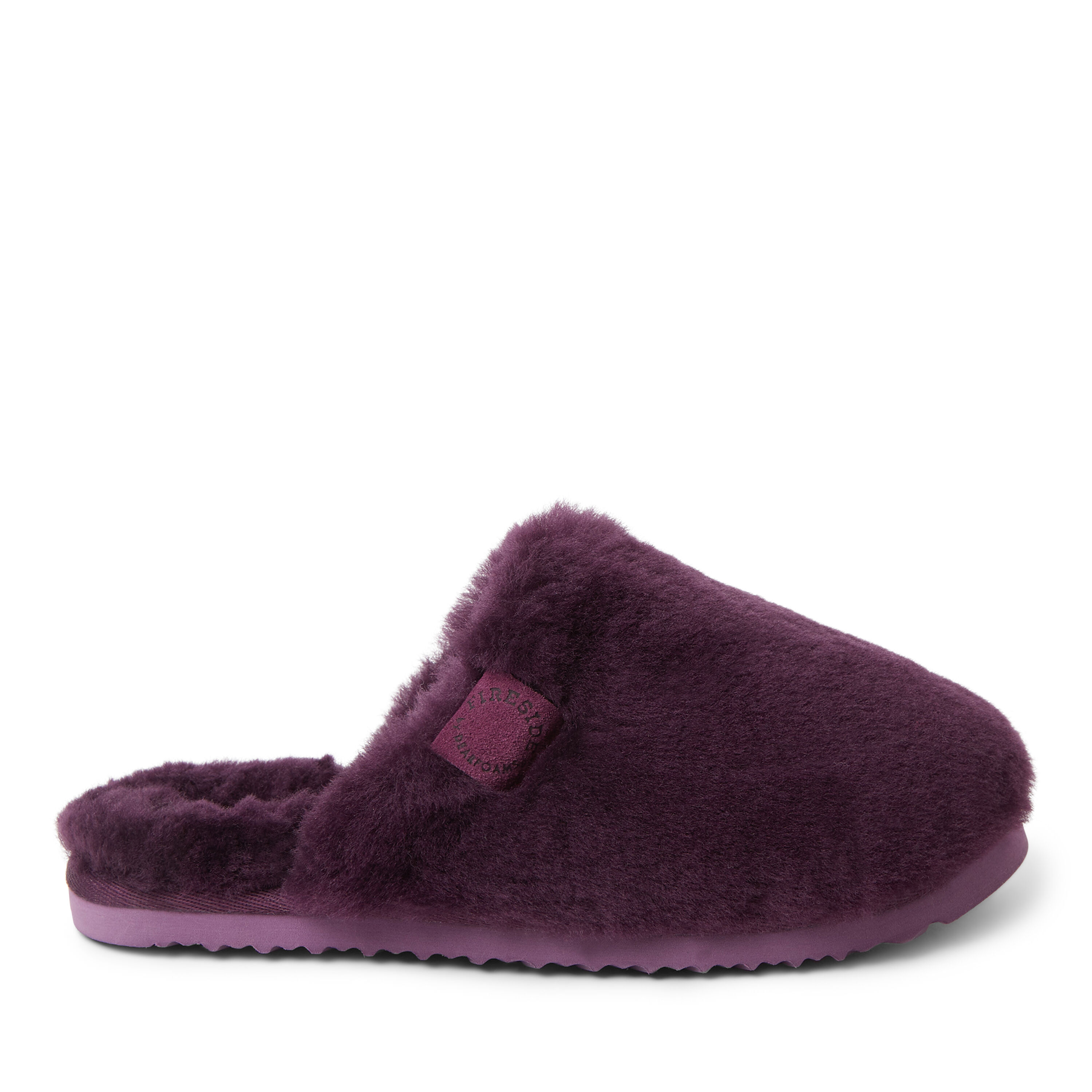 Women's  Fireside By Dearfoams Shelly Beach Genuine Shearling Scuff