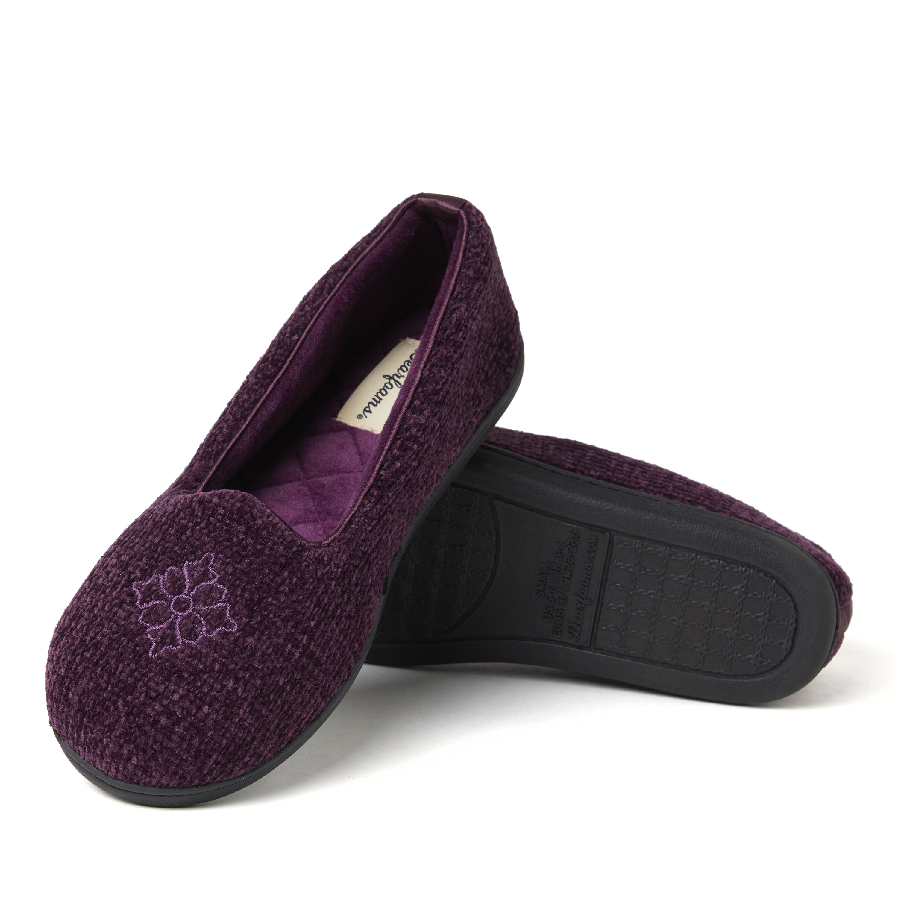 Women s Rebecca Chenille Closed Back Slipper