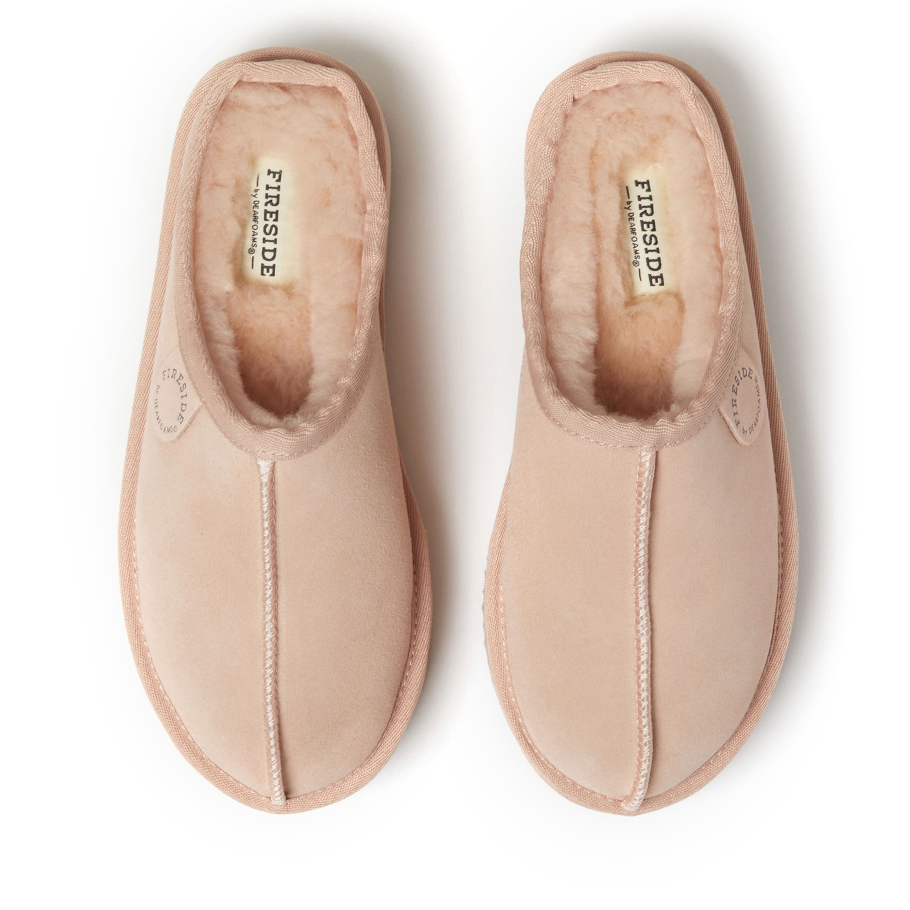 Women's Fireside by Dearfoams Queenstown Platform Genuine Shearling Clog