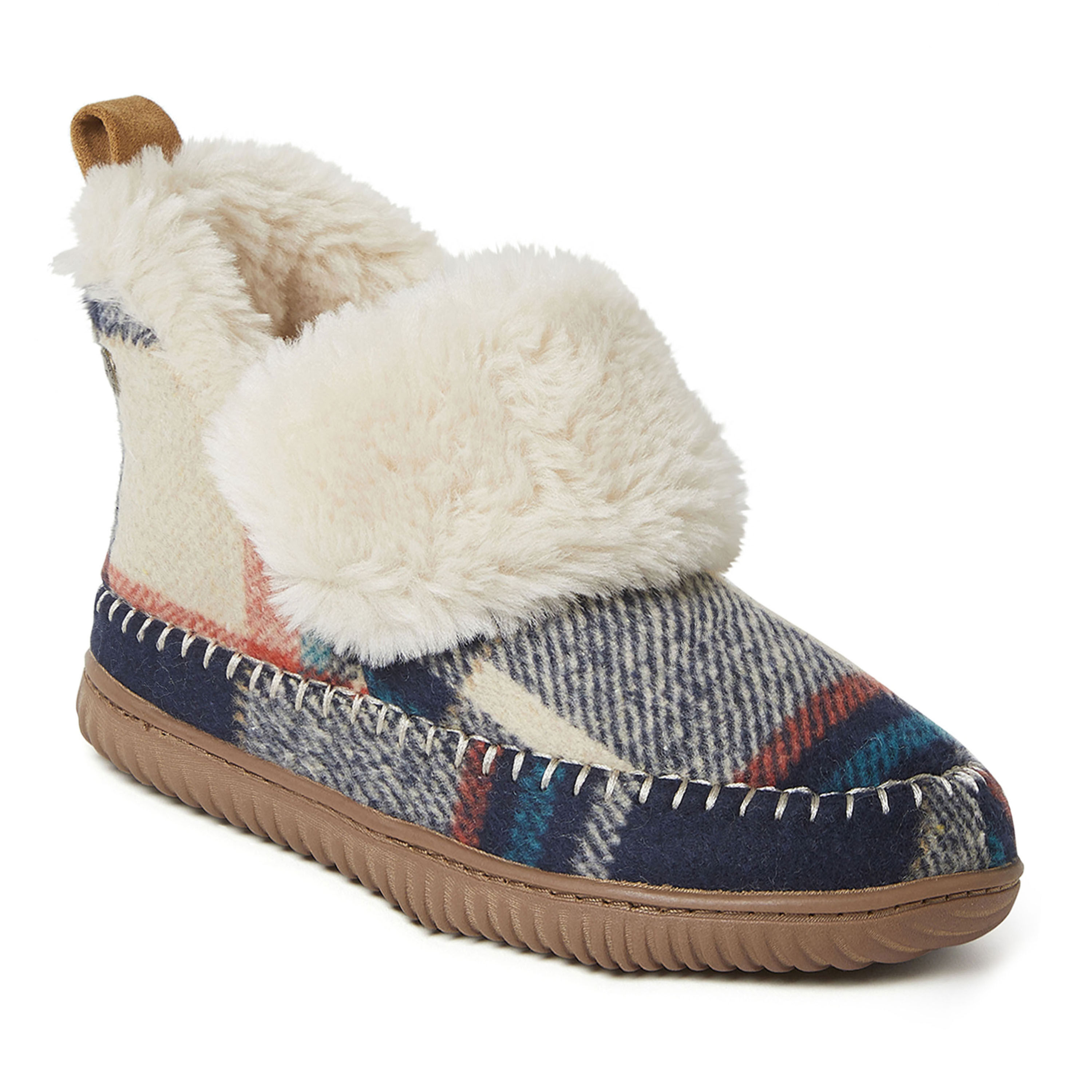 Womens dearfoam bootie slippers on sale