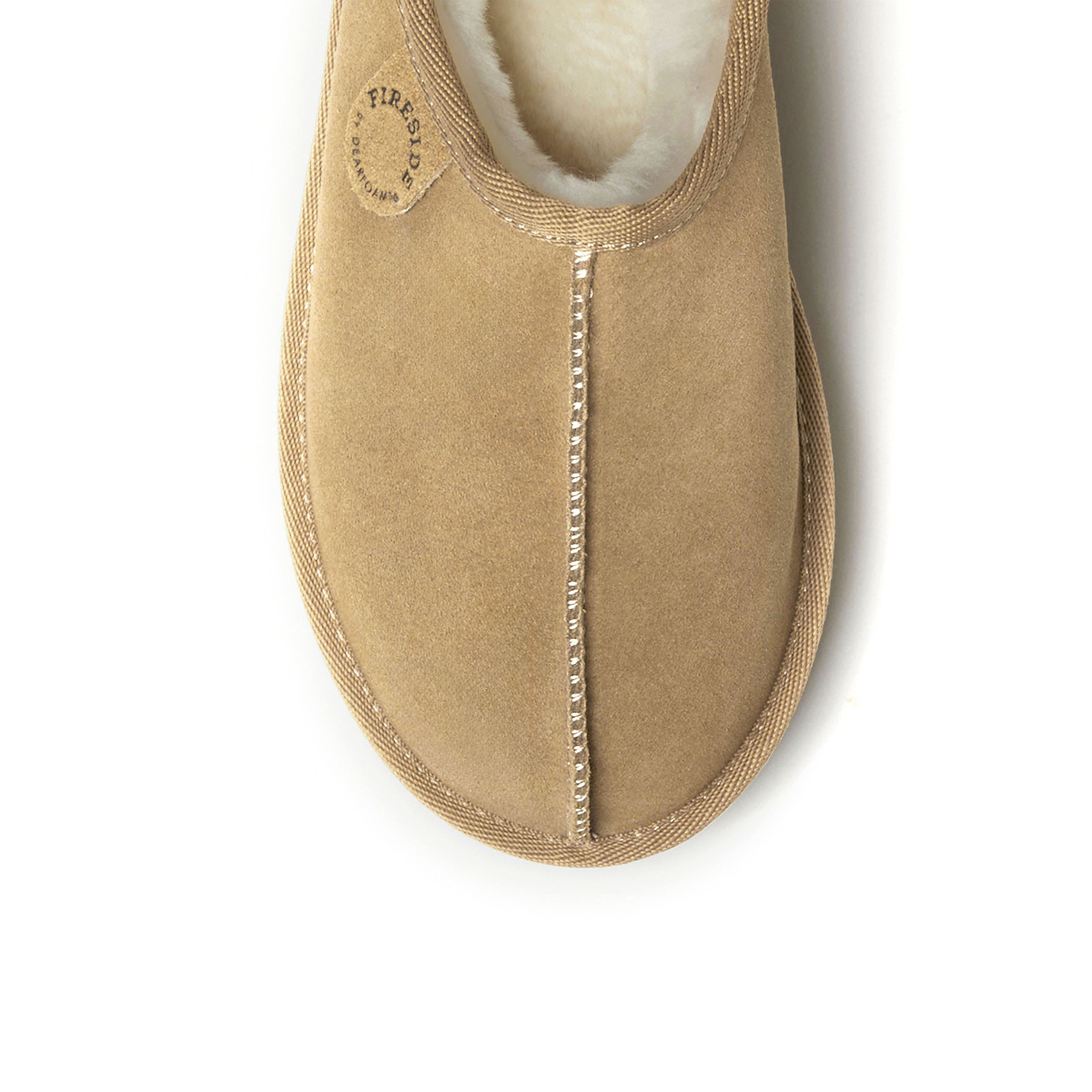 Women's Fireside by Dearfoams Queenstown Platform Genuine Shearling Clog