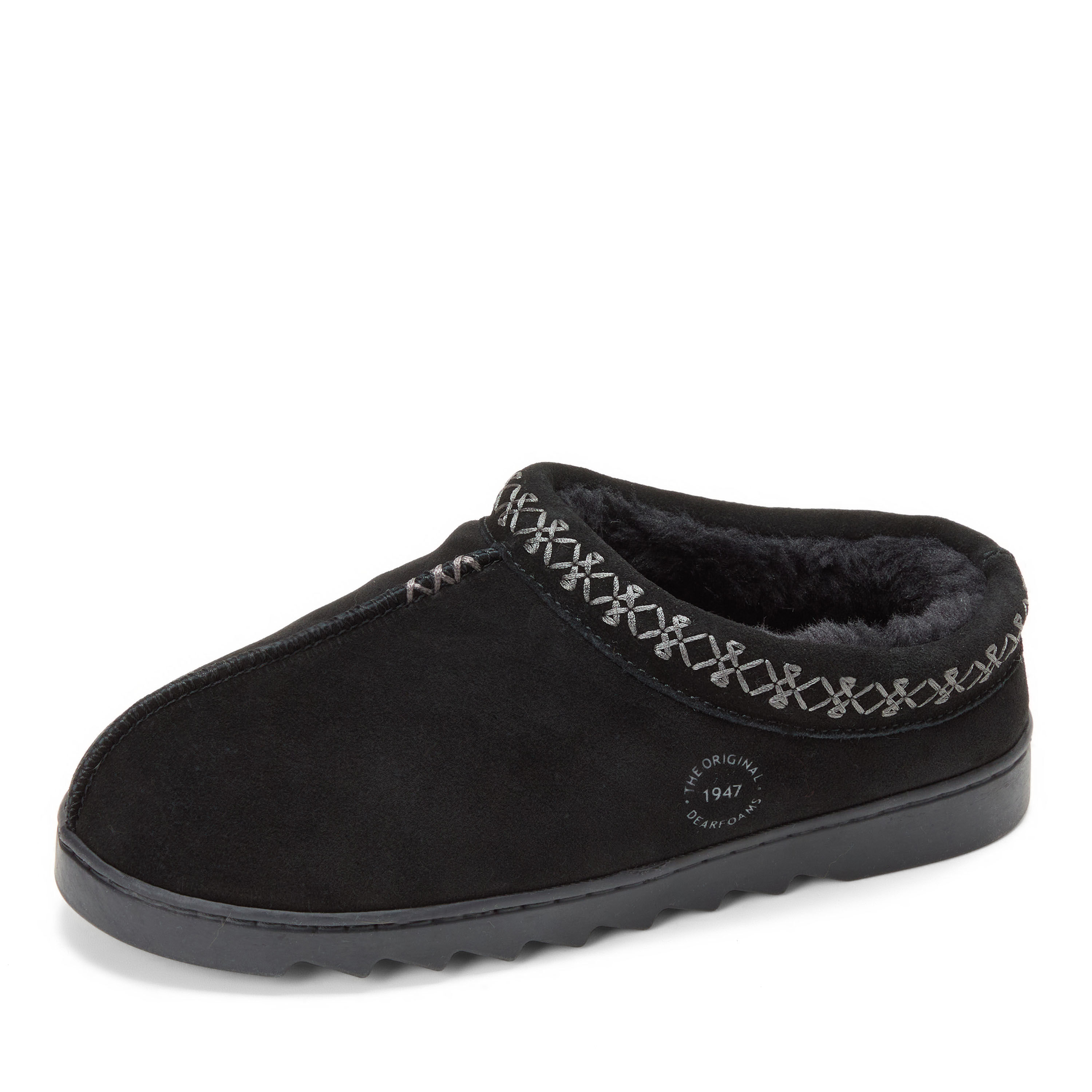 Women's Doreen Genuine Suede Clog with Embroidery