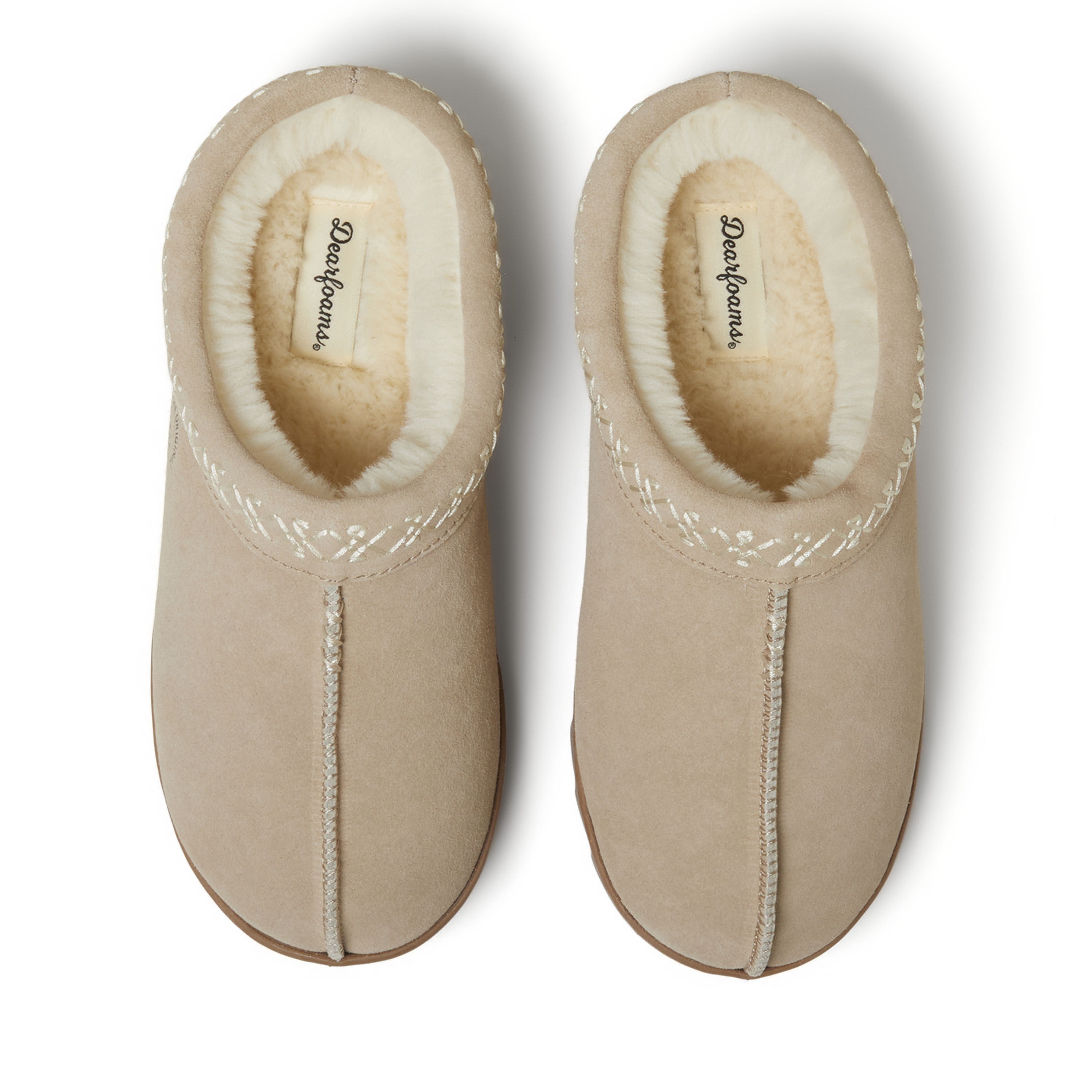 Women's Doreen Genuine Suede Clog with Embroidery