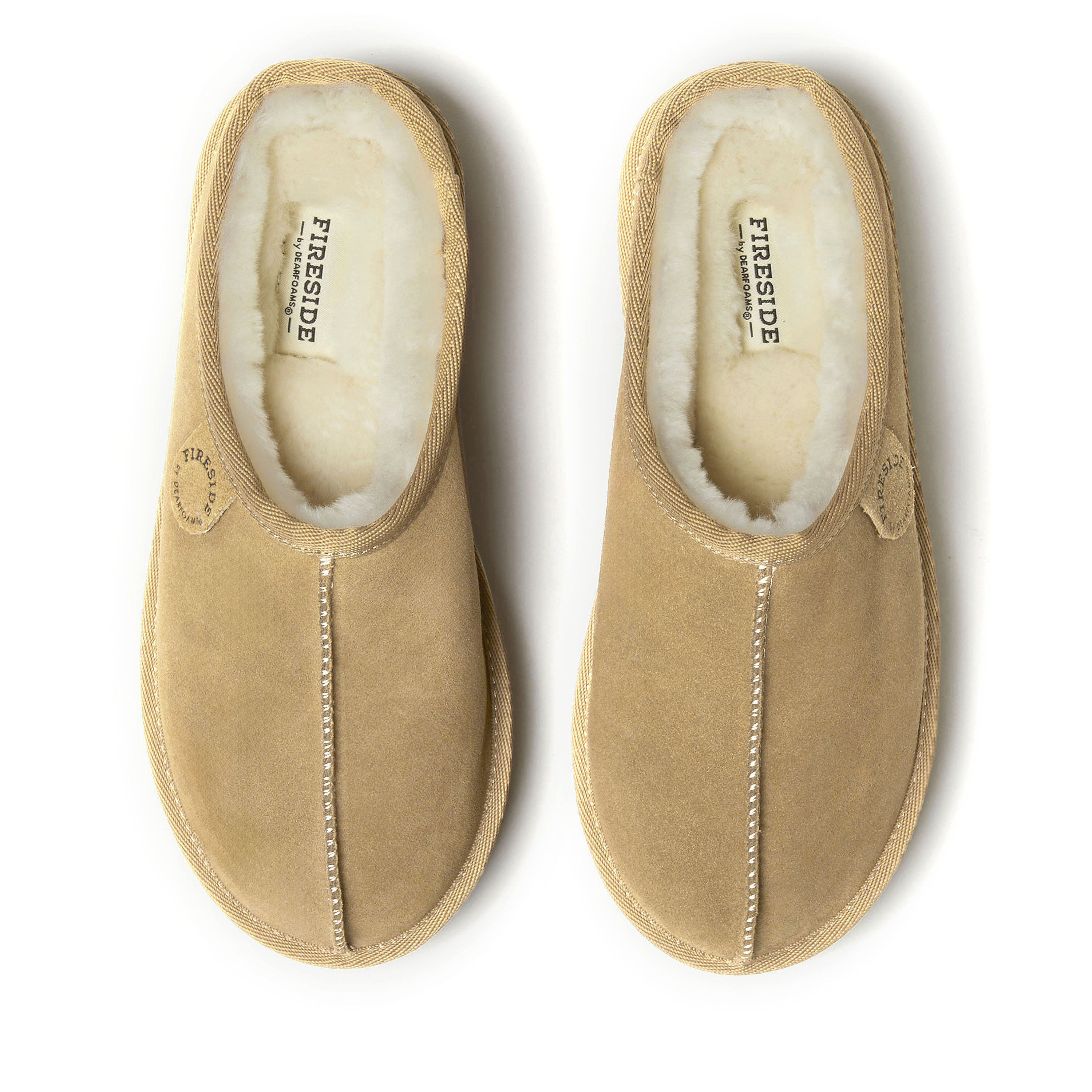 Women's Fireside by Dearfoams Queenstown Platform Genuine Shearling Clog