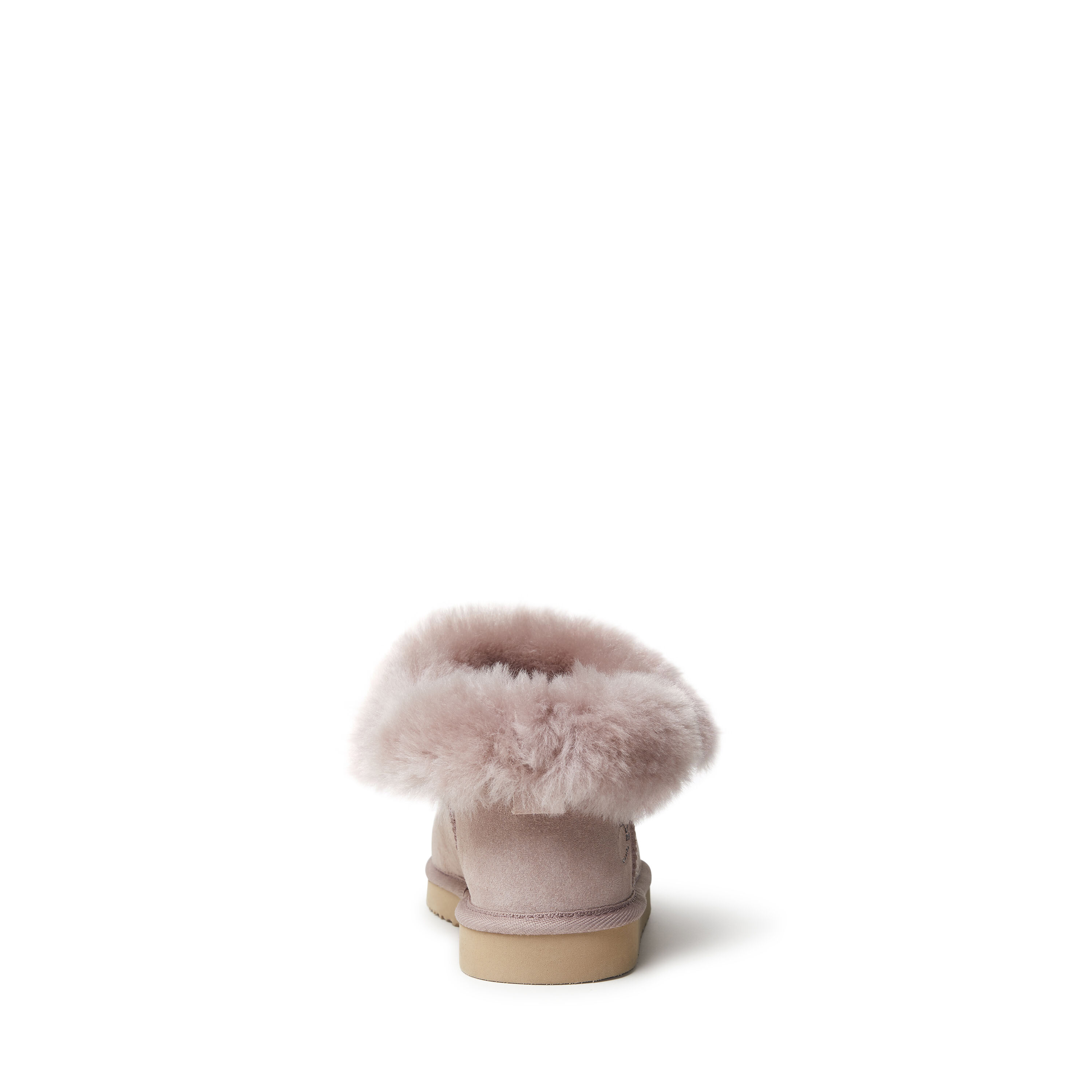 Dearfoams genuine shearling lined boot on sale