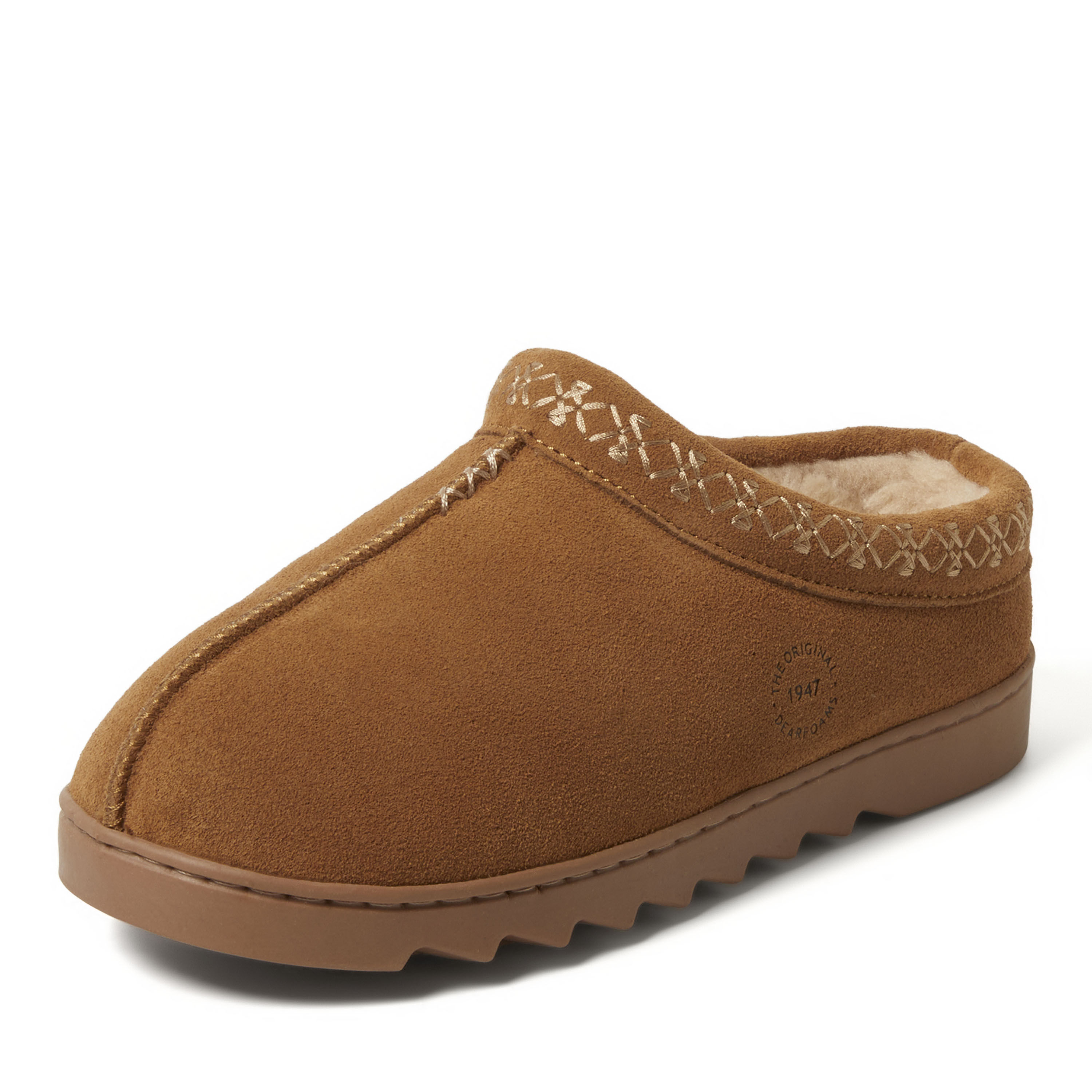 Women's Doreen Genuine Suede Clog with Embroidery