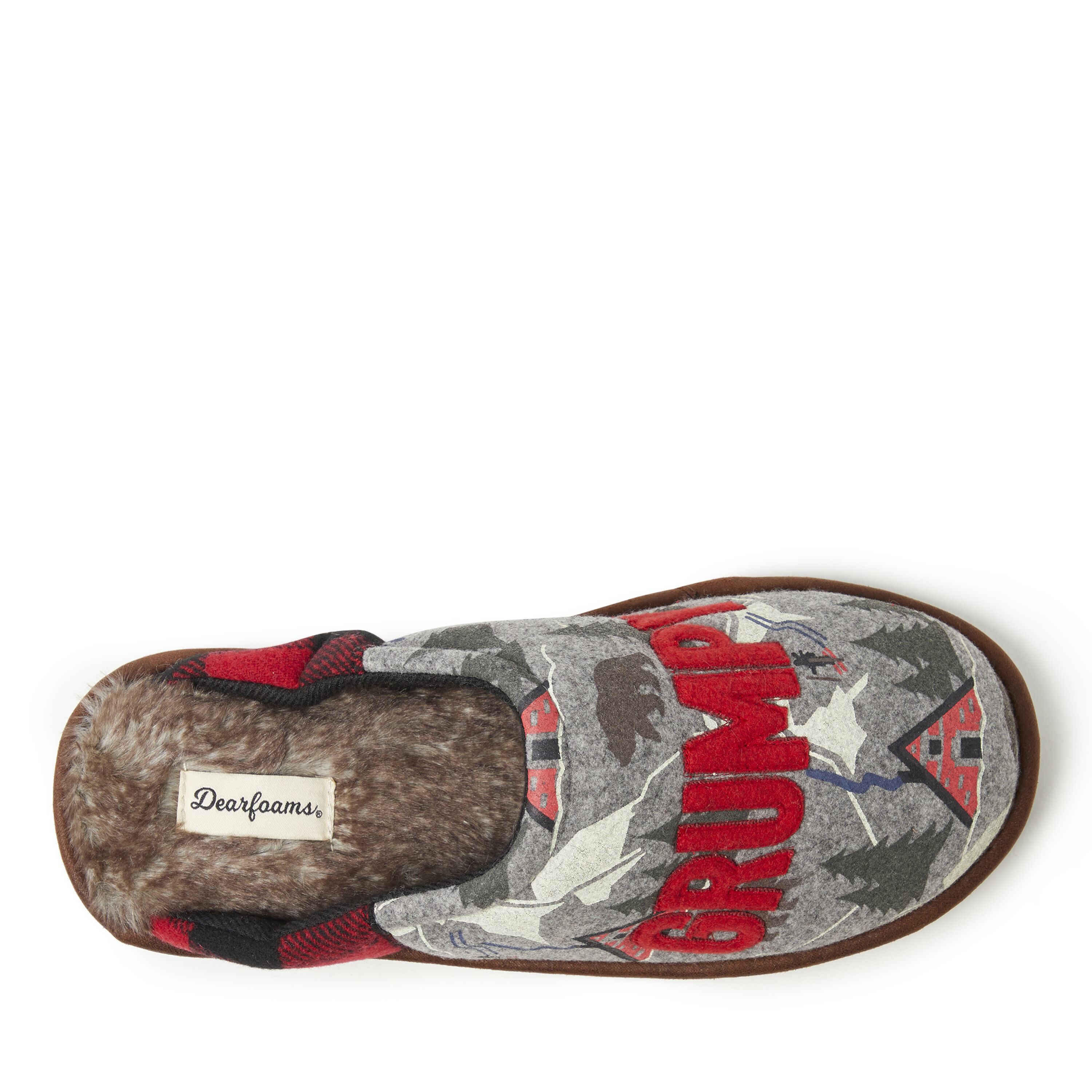 Unisex Family Mood Bear Scuff Slipper