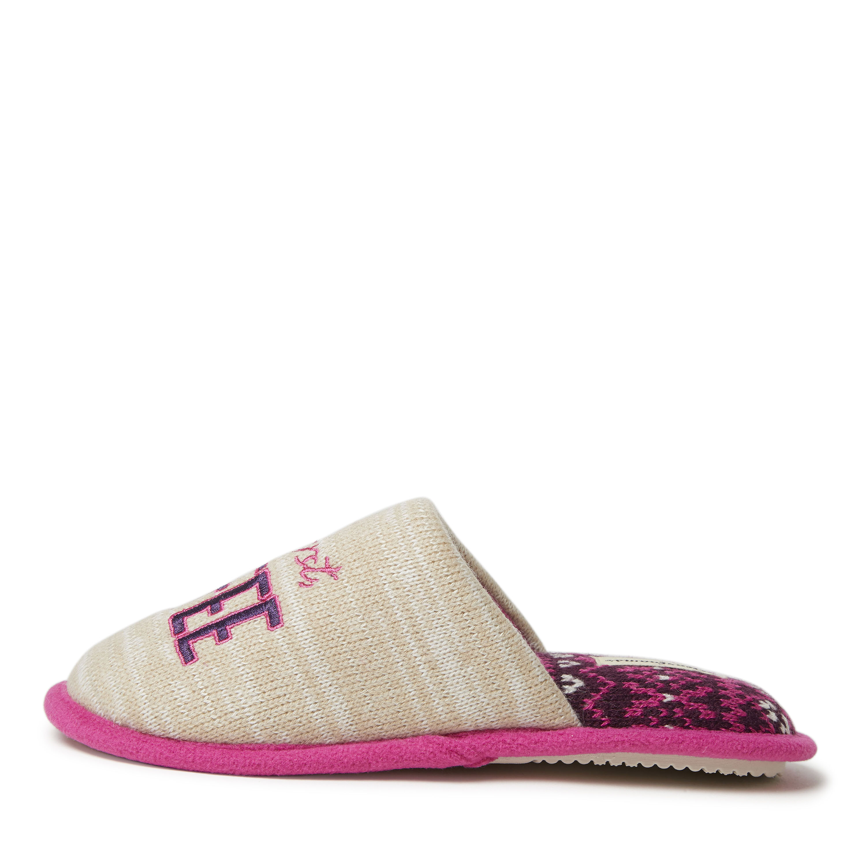 Women's Novelty Scuff Slipper with Eye Mask
