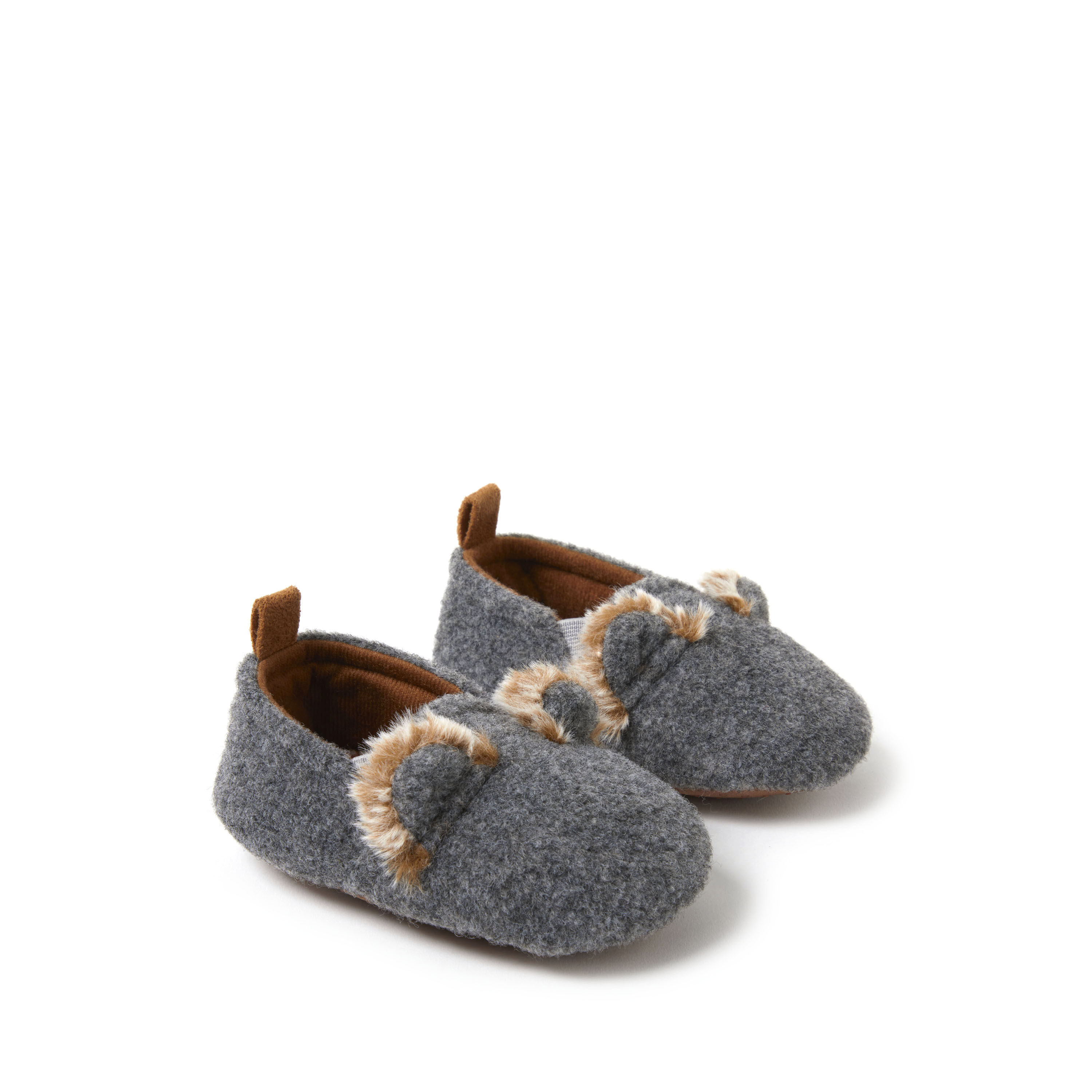 Baby Family Scuff with Baby Bear Embroidery