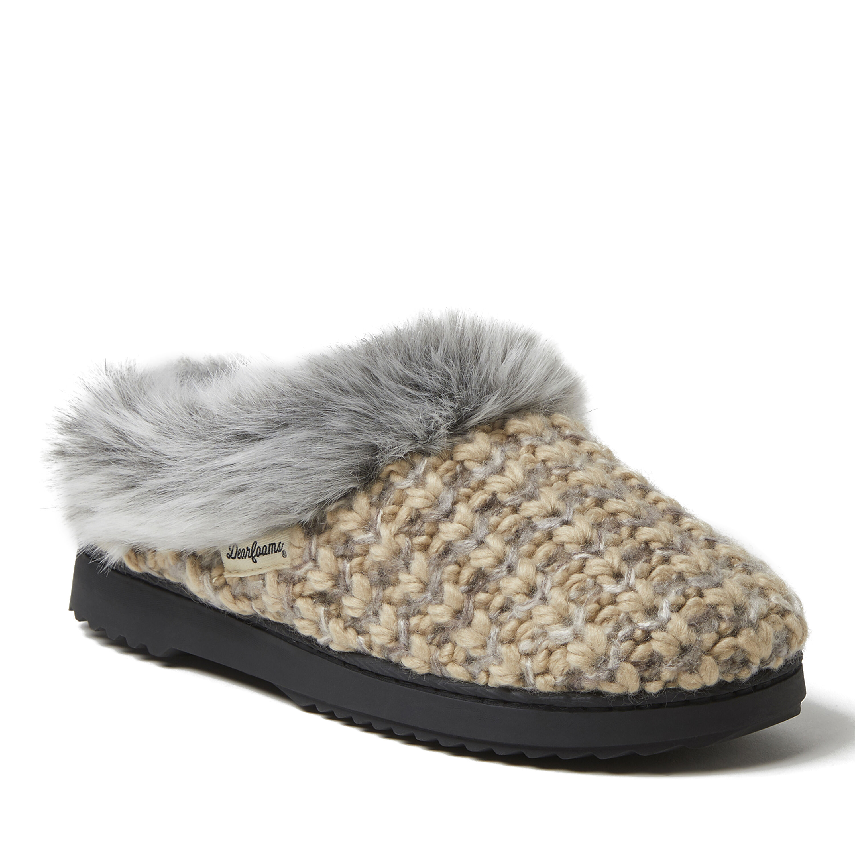 Women's Hannah Textured Knit Clog Slipper