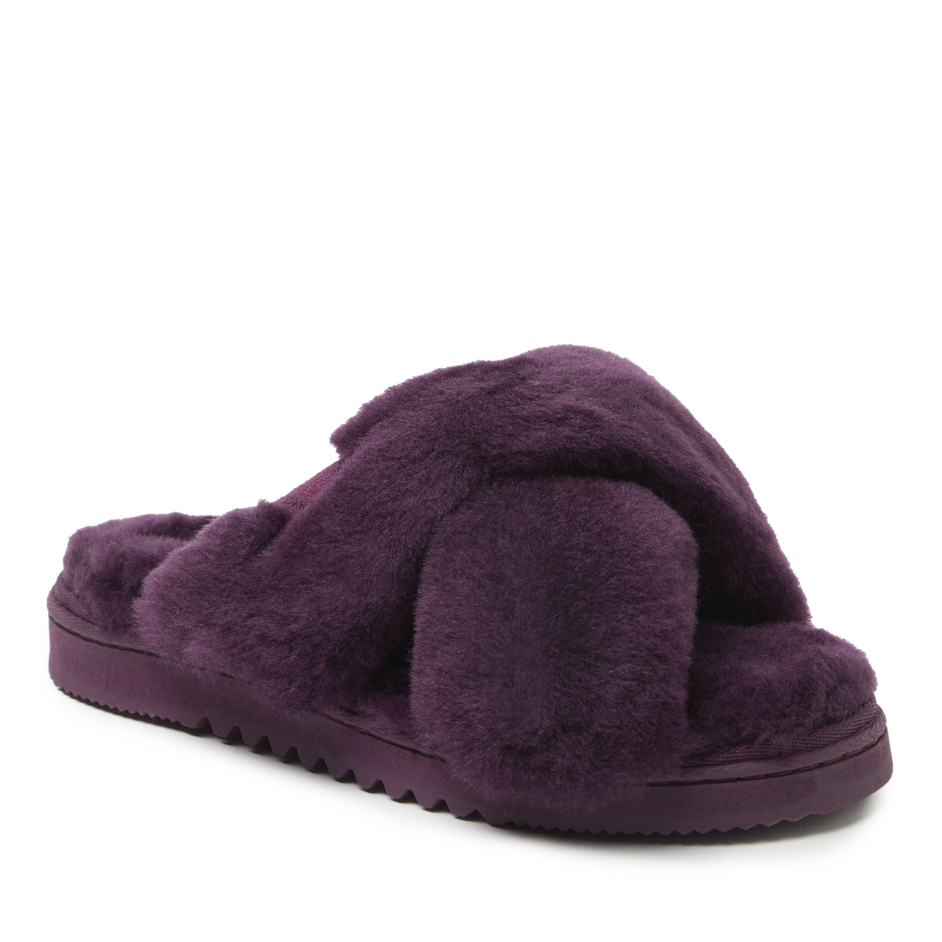 Abela genuine clearance shearling flip flop