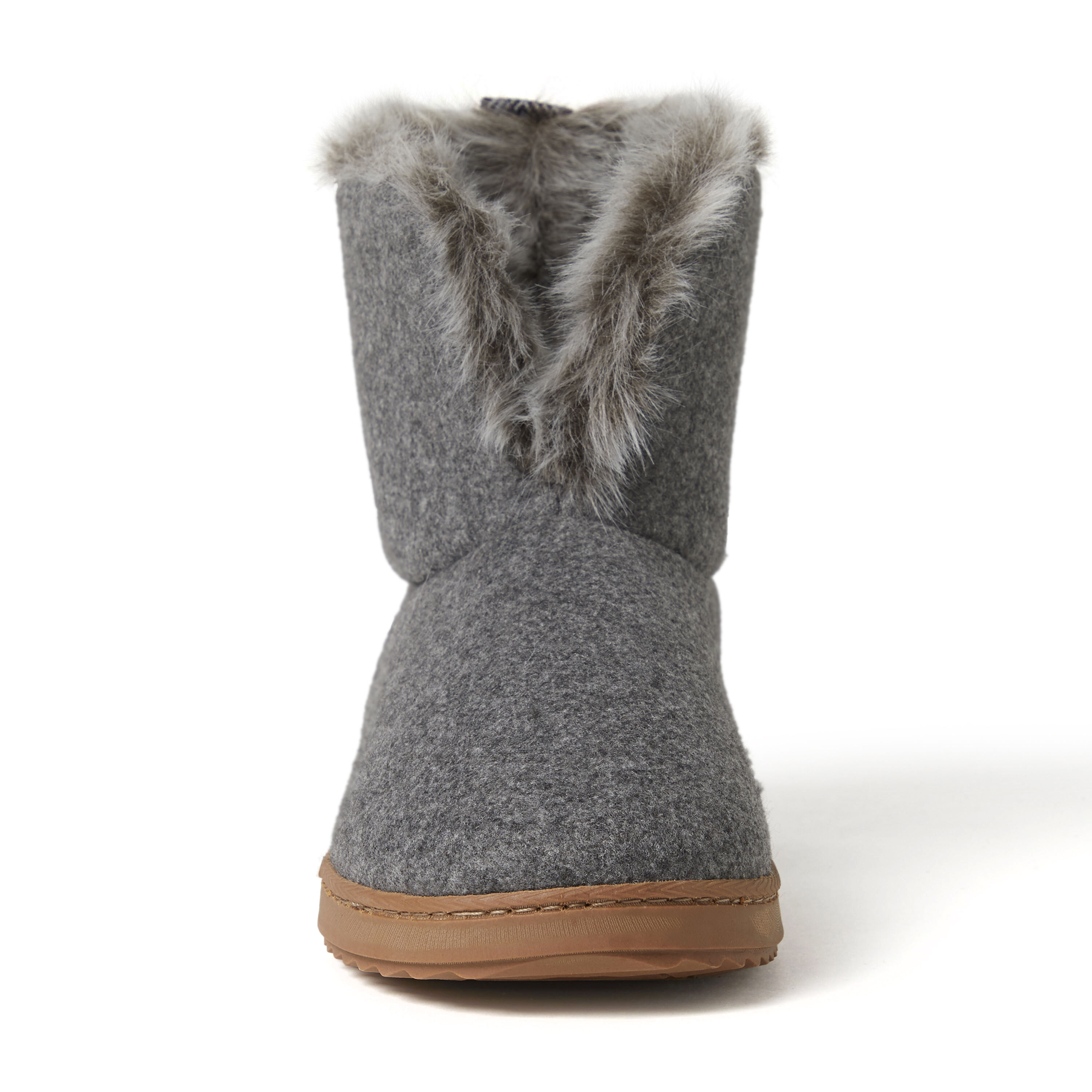 Women's dearfoams sierra microsuede bootie slippers 2025