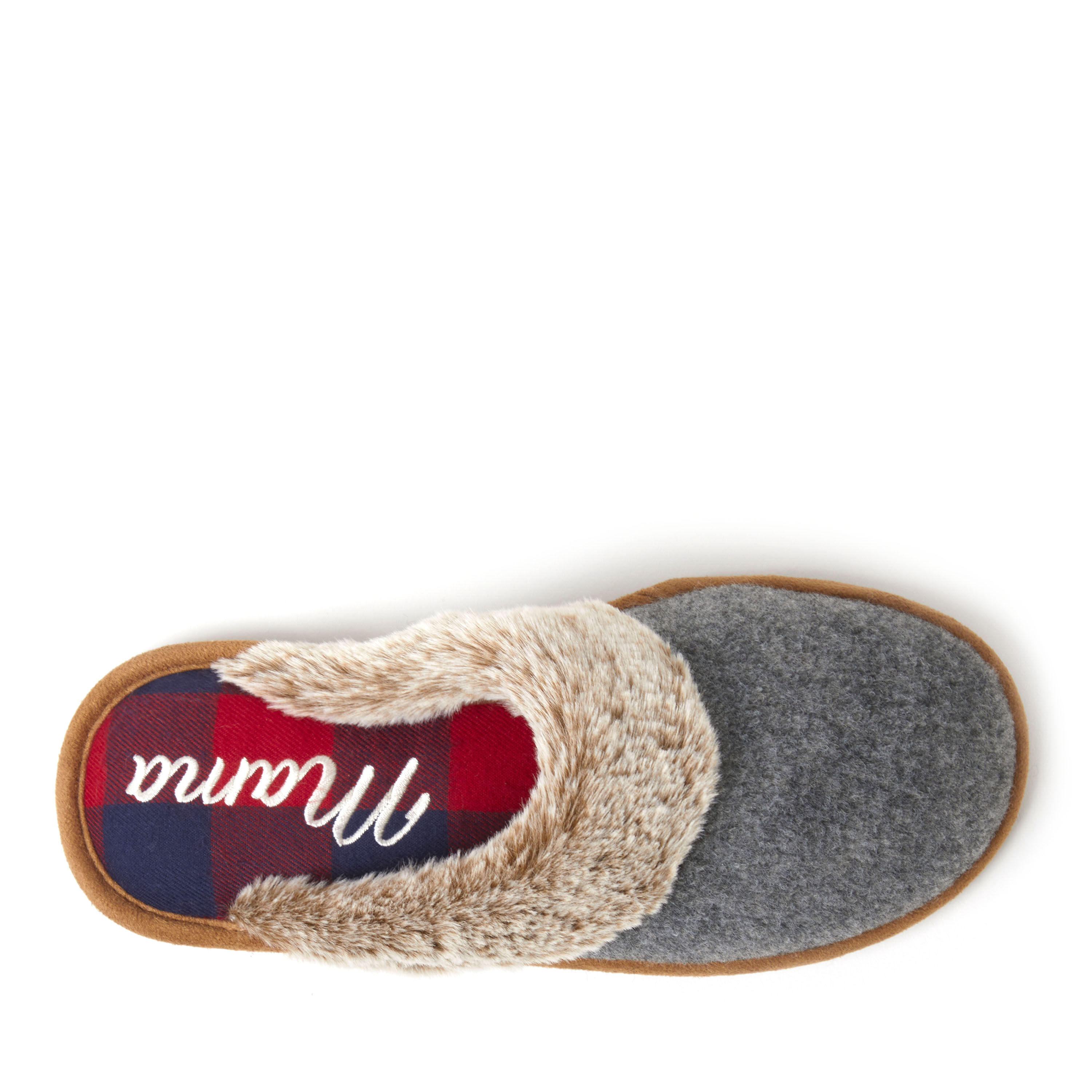 Women's Family Scuff with Mama Bear Embroidery