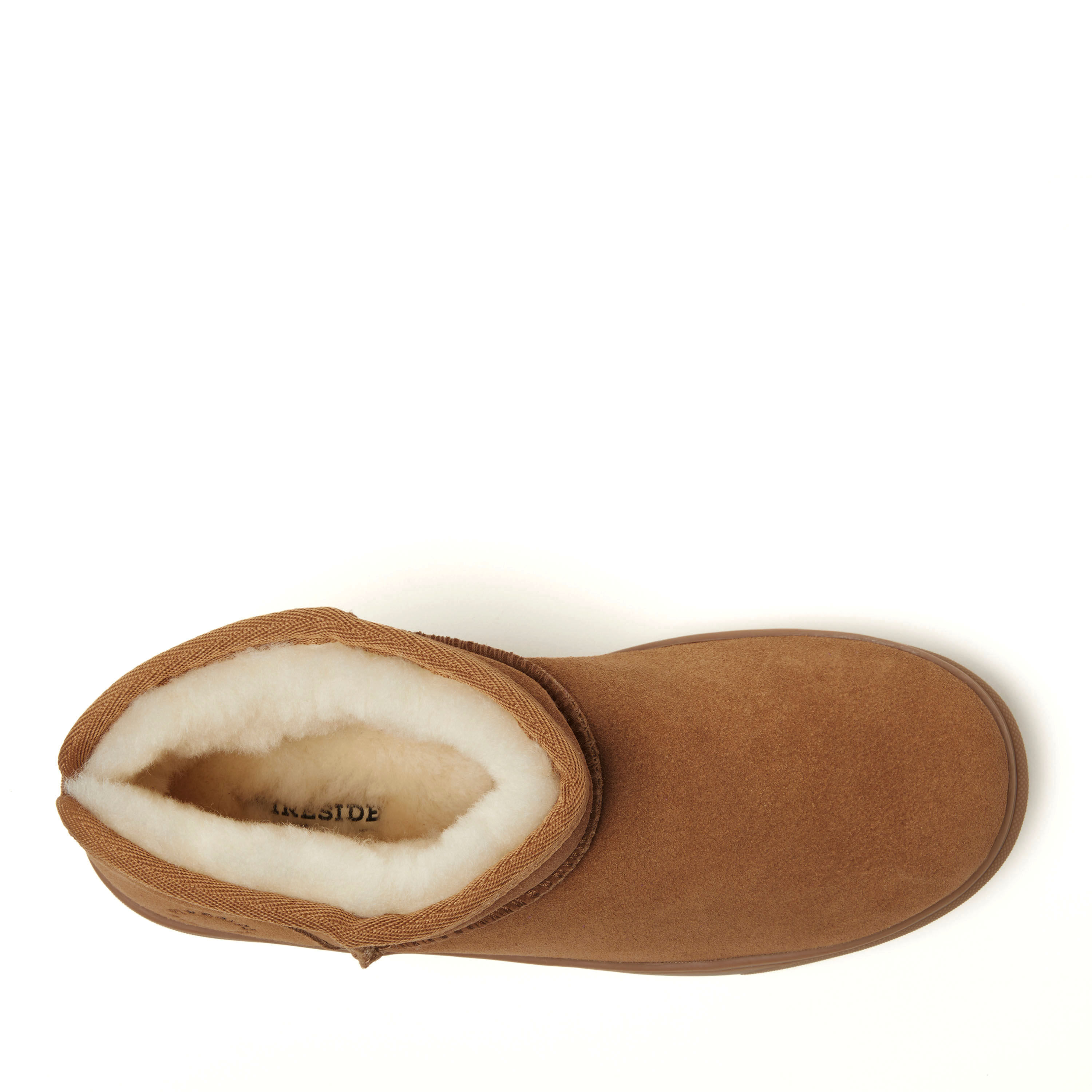 Women's Fireside by Dearfoams Bathurst Water-Resistant Genuine Shearling Micro Bootie