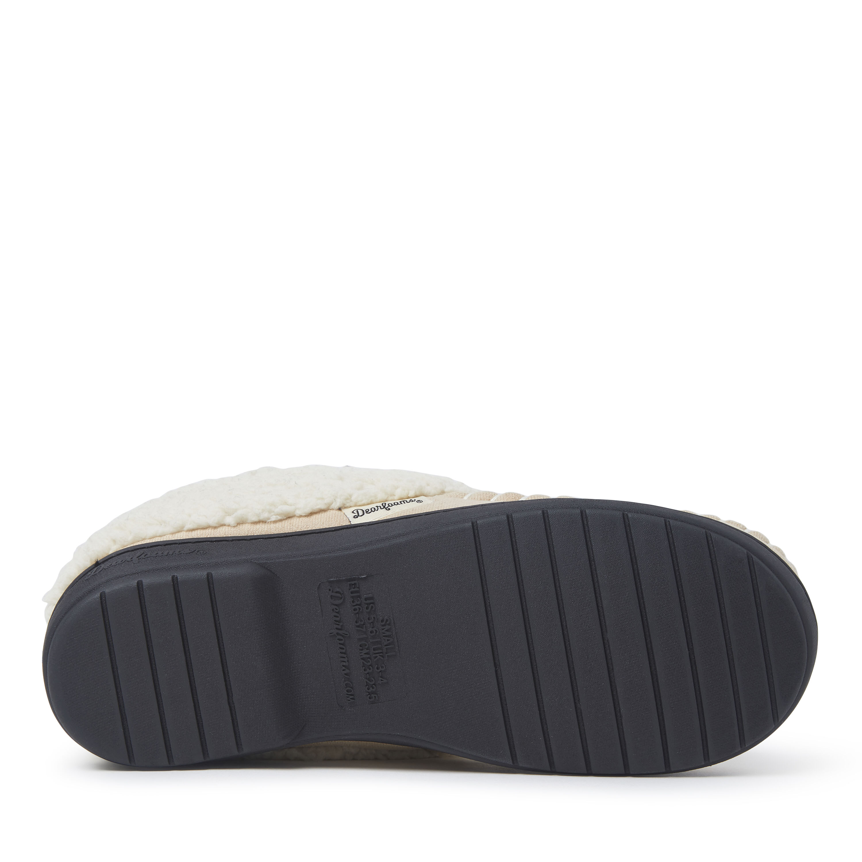 Women's Microsuede Clog Slipper with Whipstitch