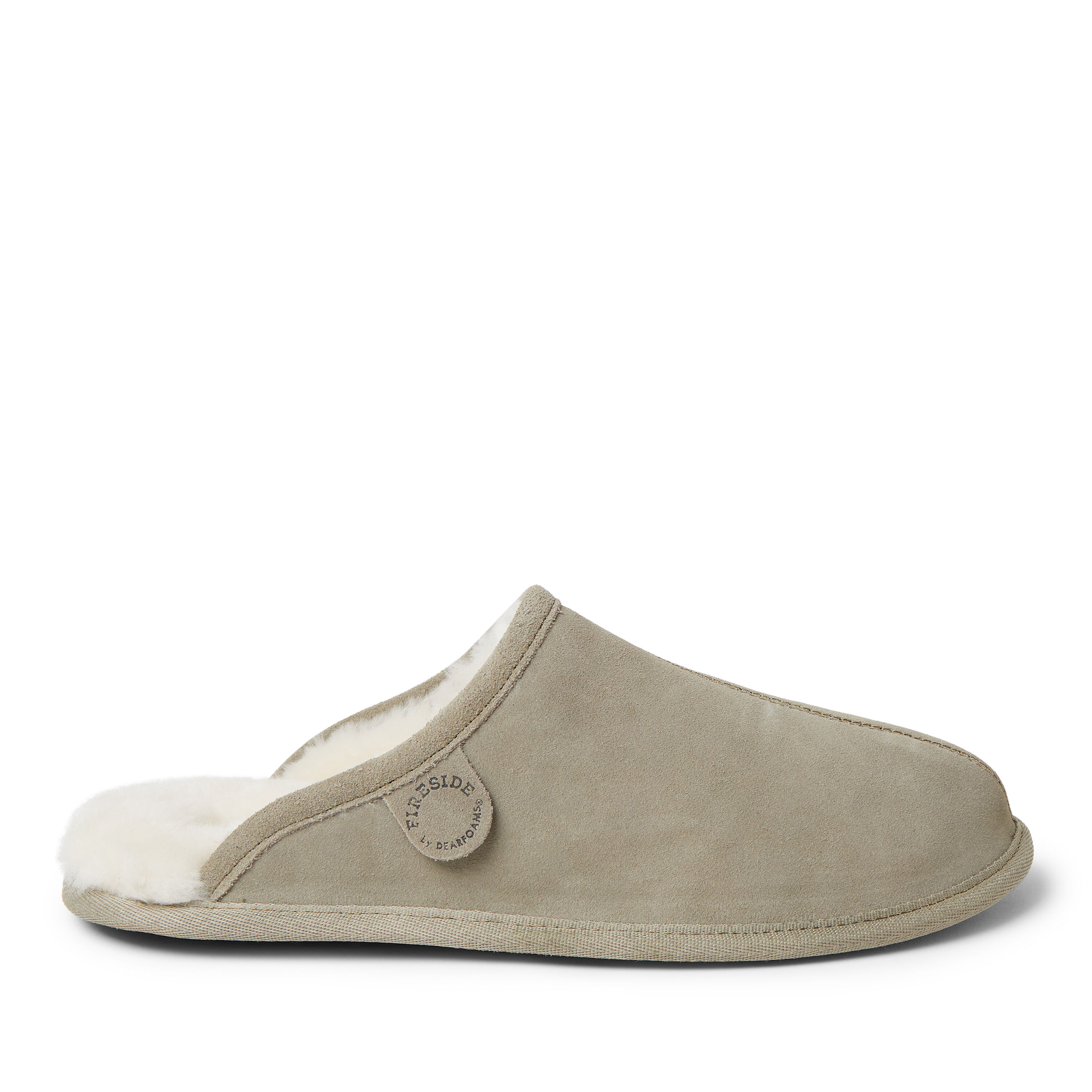 Men's Fireside by Dearfoams Warwick Genuine Shearling Scuff Slipper