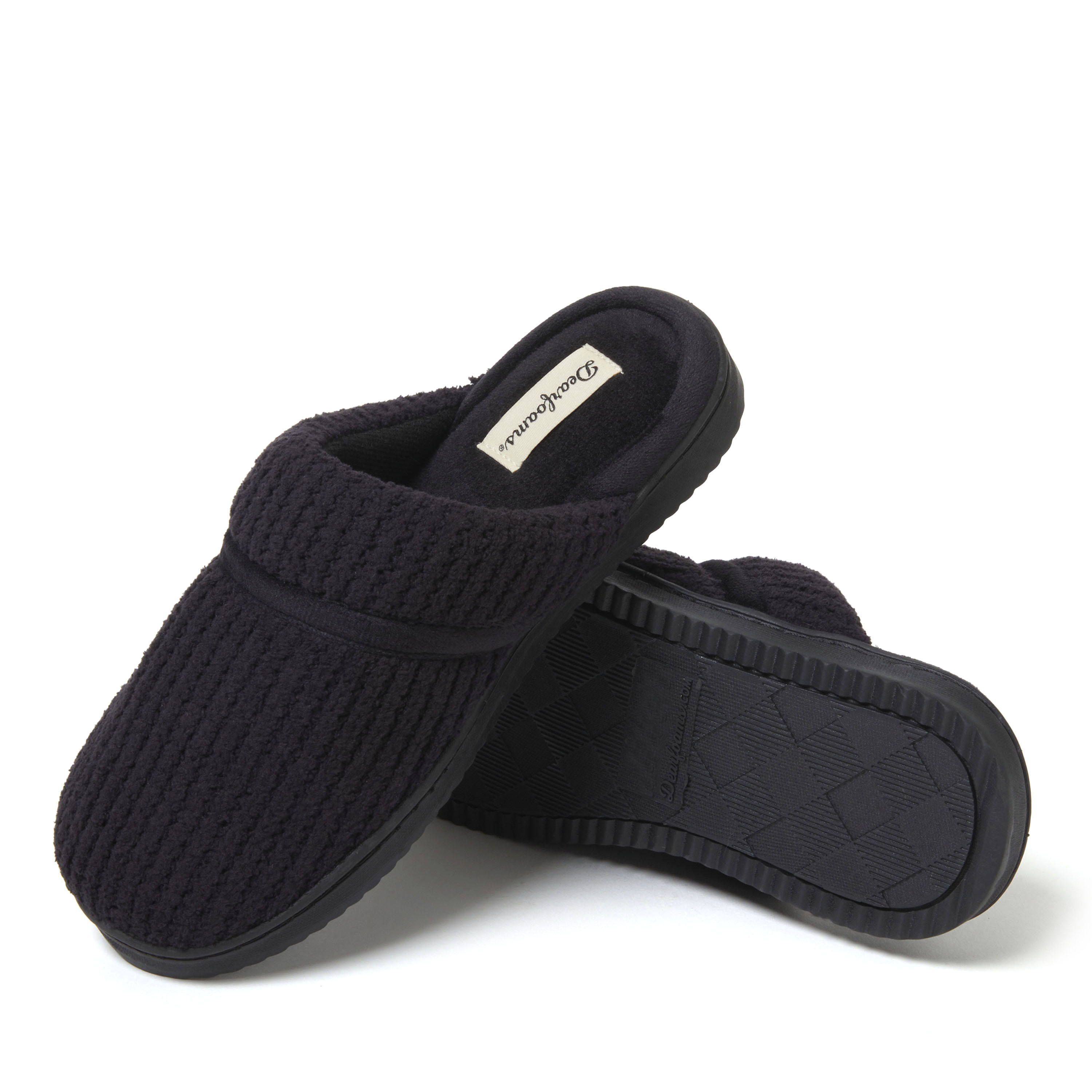 Women's dearfoams chenille scuff slide 2025 slippers