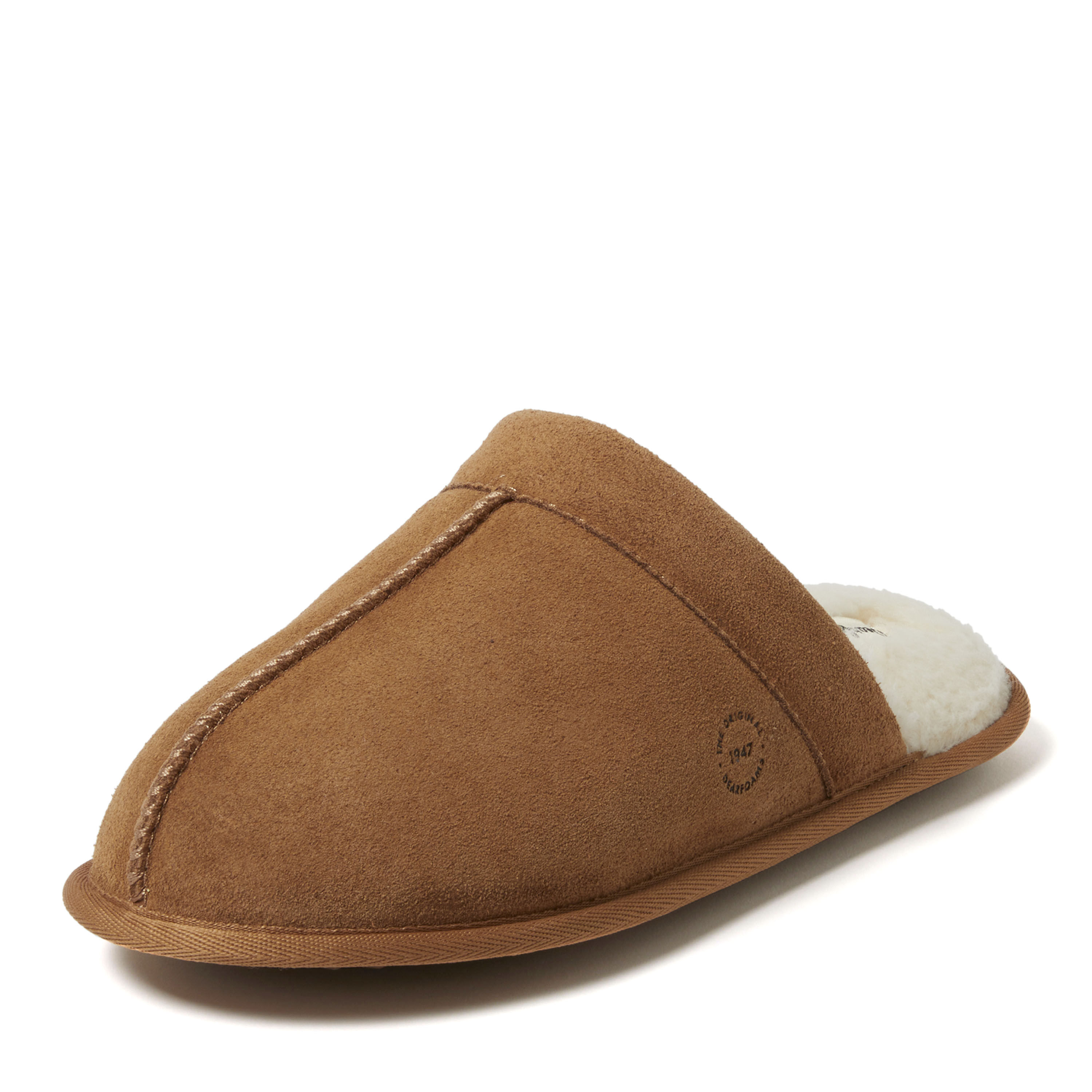 Men's Kirk Genuine Suede Scuff With Prayer Seam