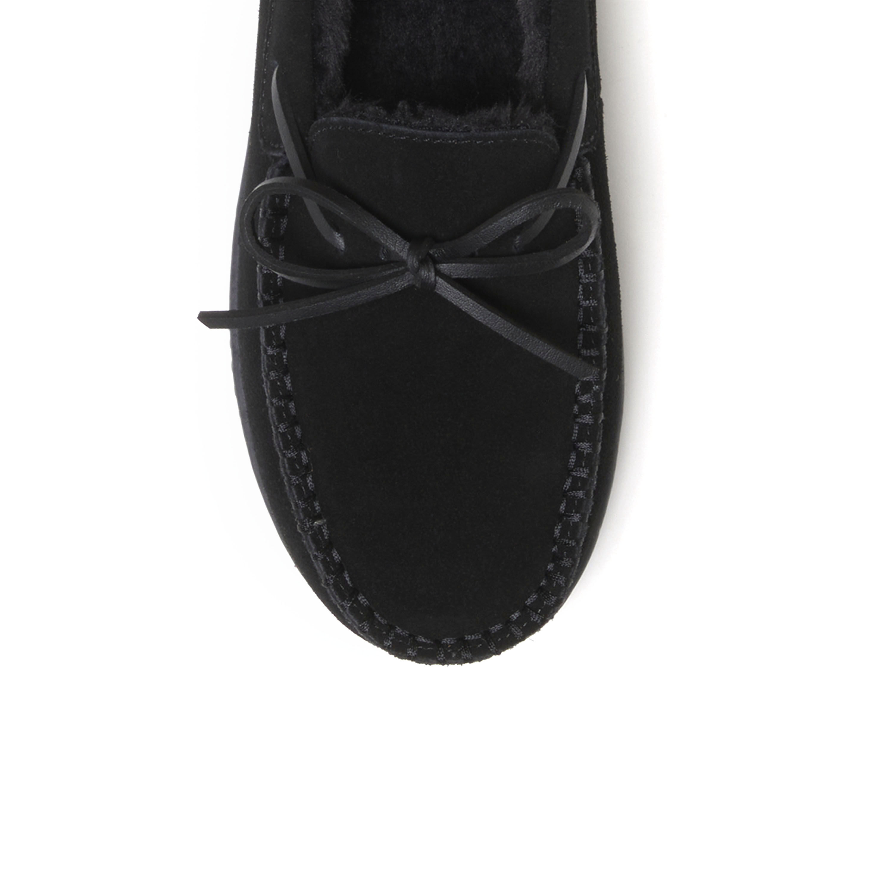 Men's Douglas Genuine Suede Moc With Tie