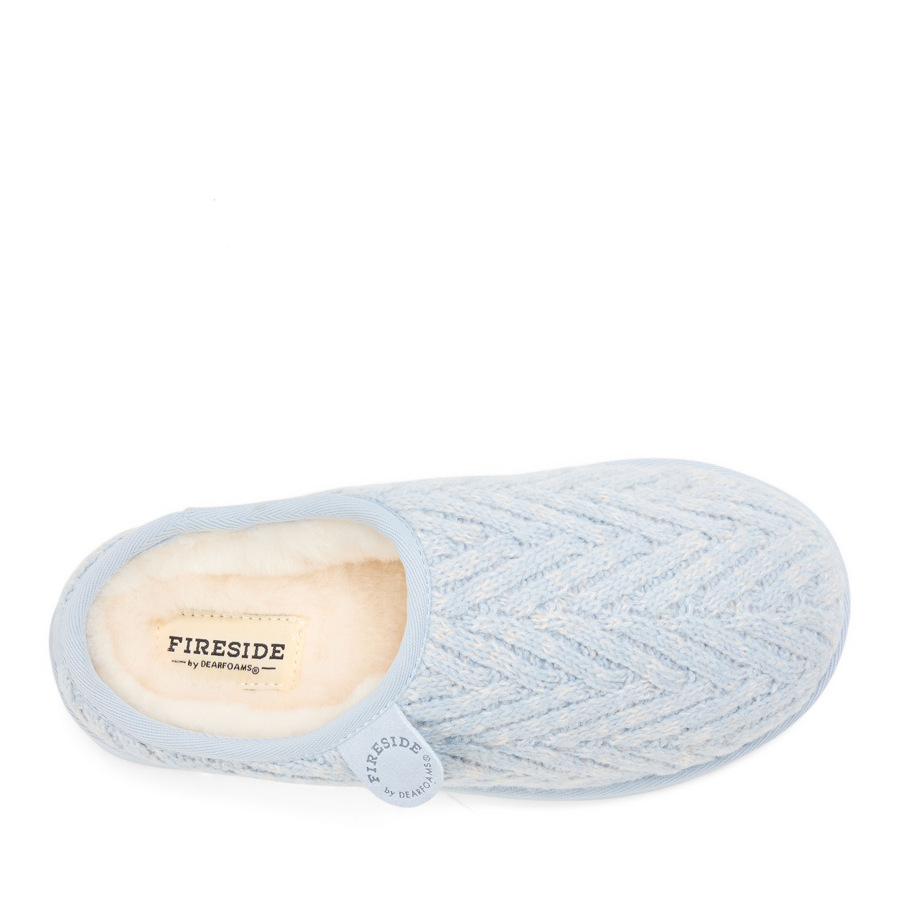 Women's Fireside by Dearfoams Greta Knit Shearling