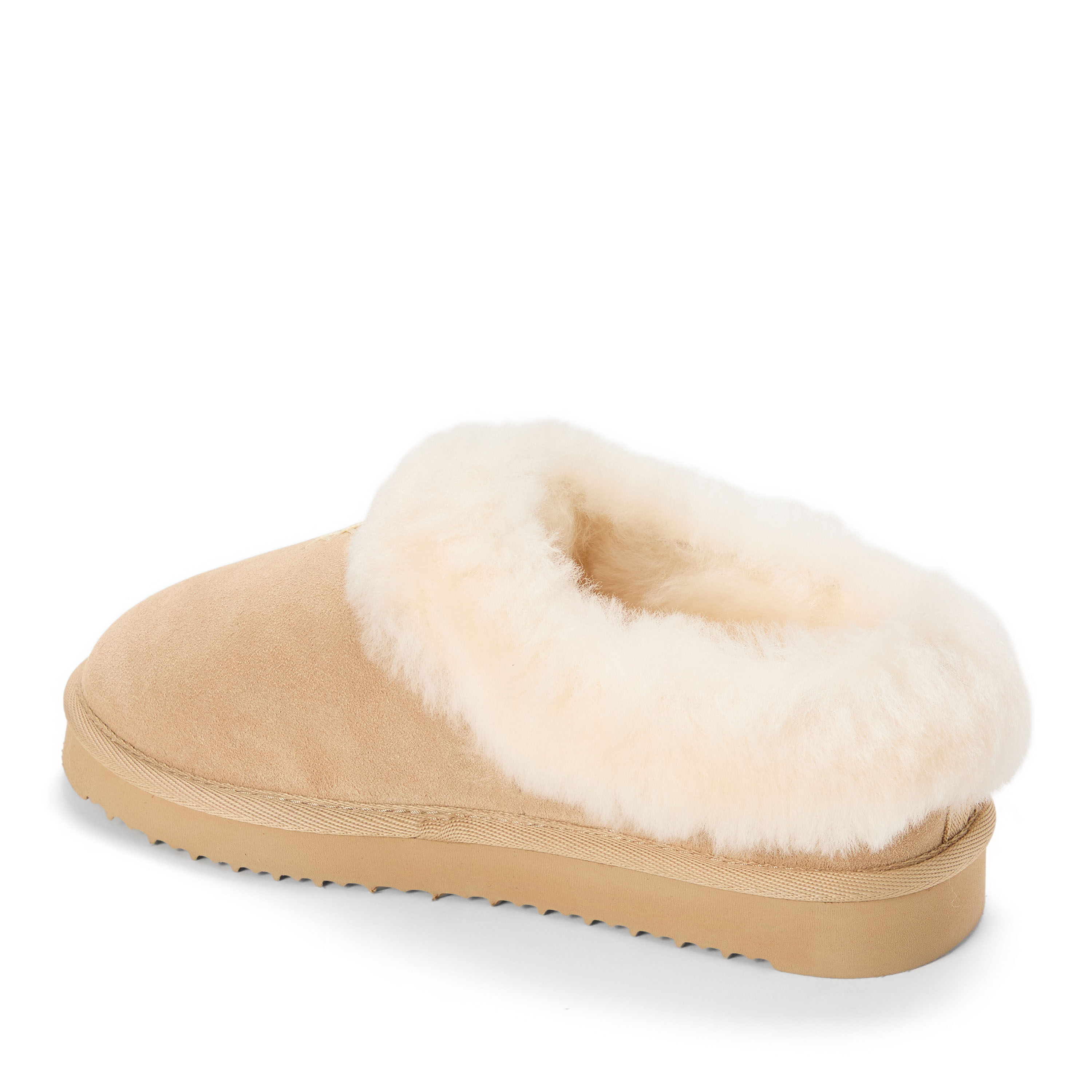 Women's Fireside by Dearfoams Adelaide Genuine Shearling Clog Slipper