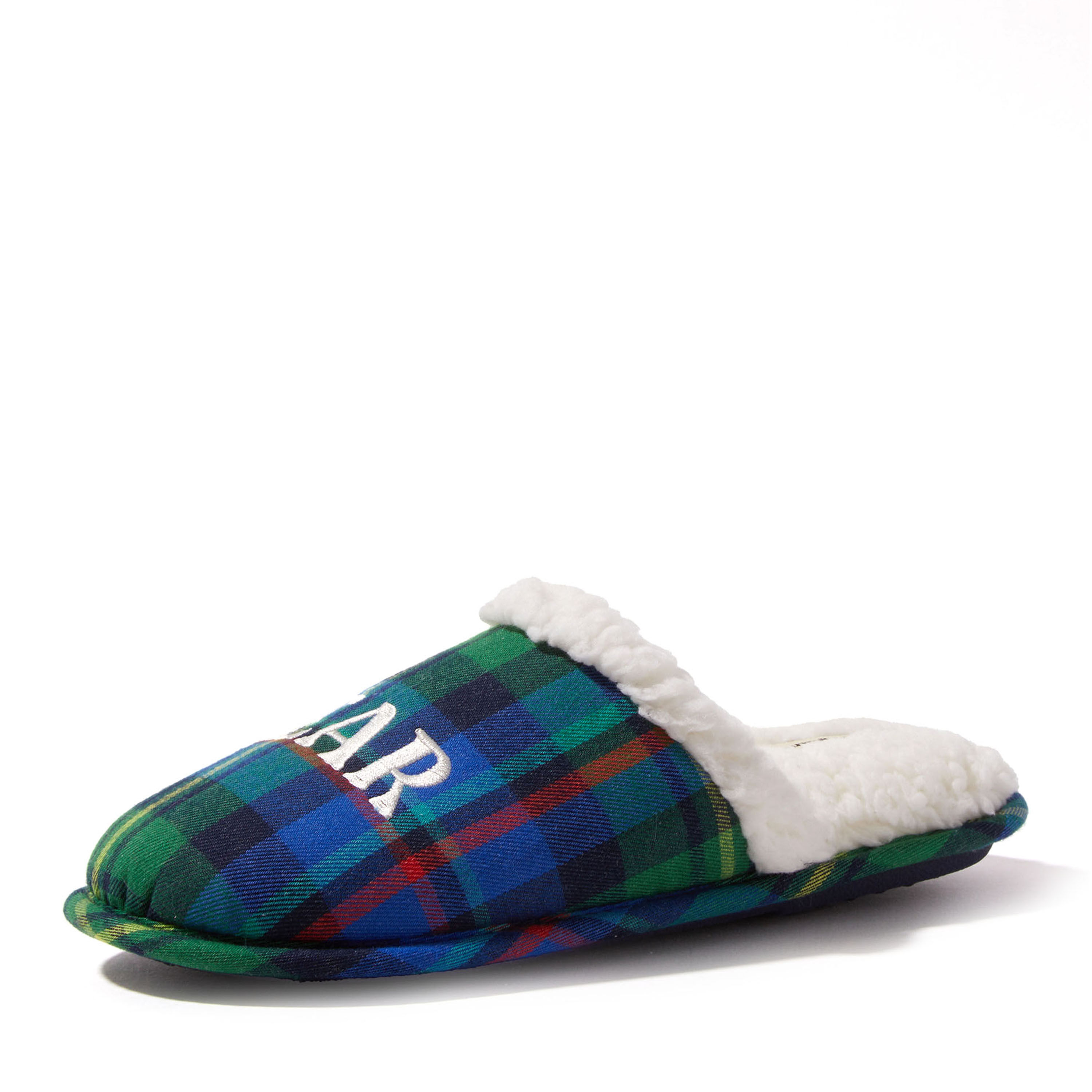 Women s Mama Bear Plaid Scuff