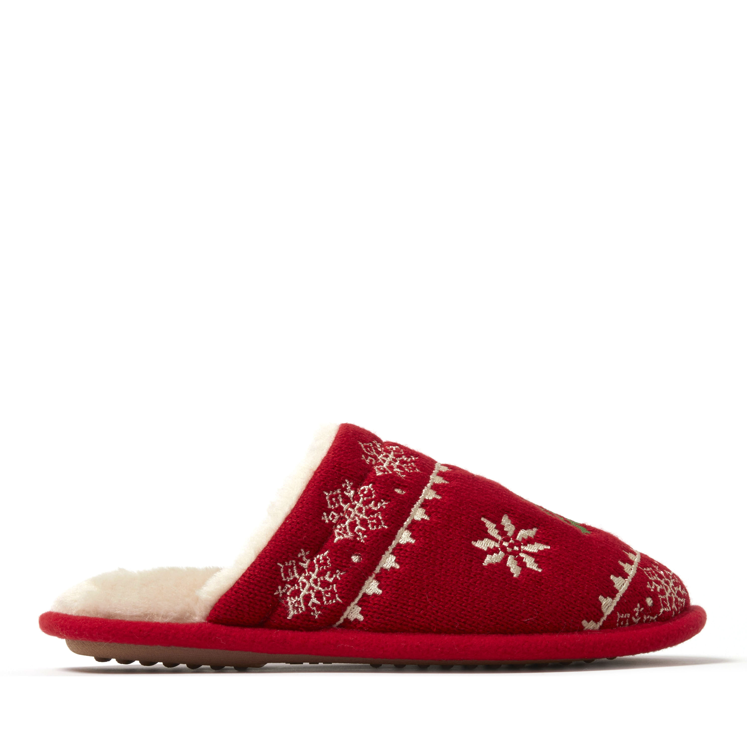 Women's Novelty Knit Scuff With Eyemask