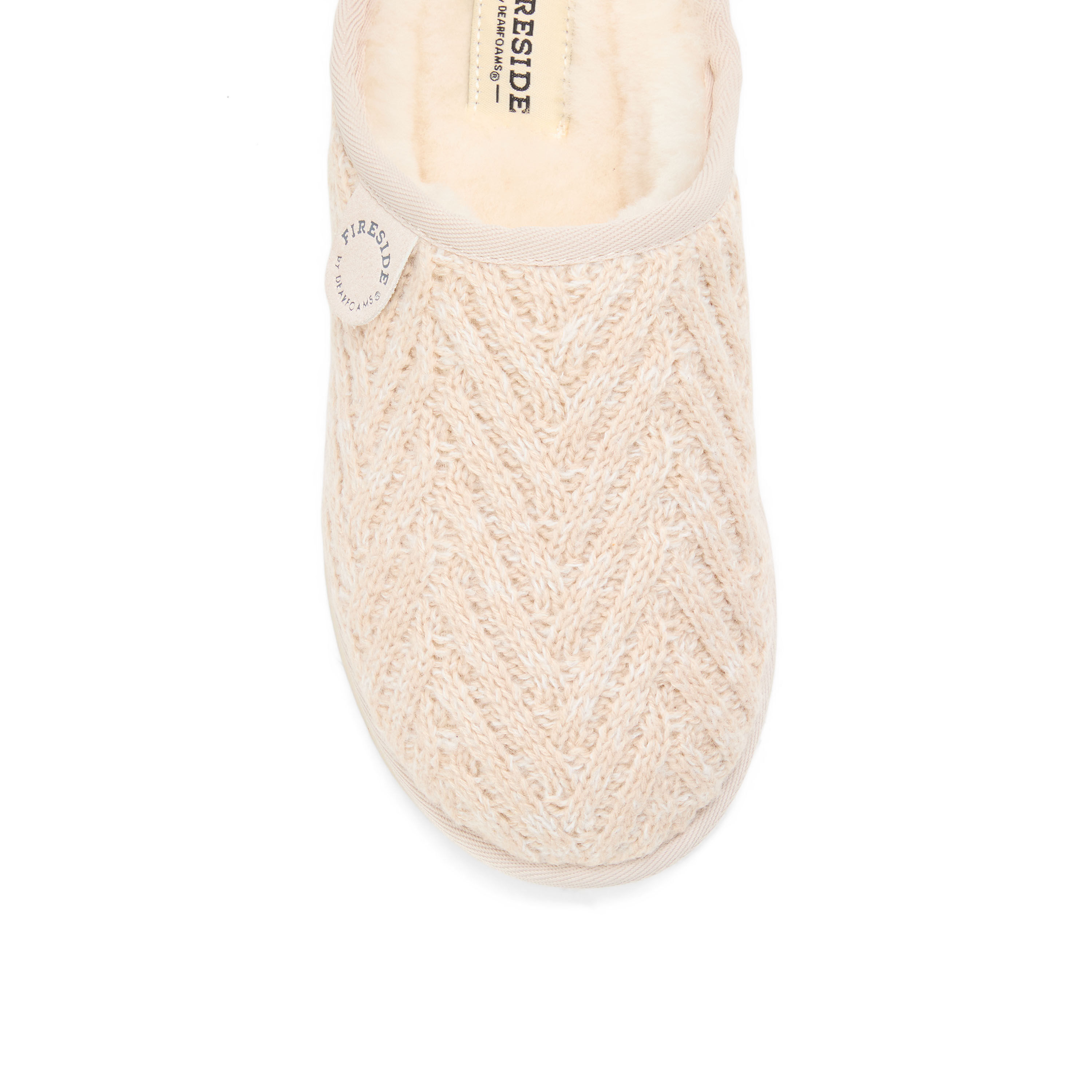 Women's Fireside by Dearfoams Greta Knit Shearling