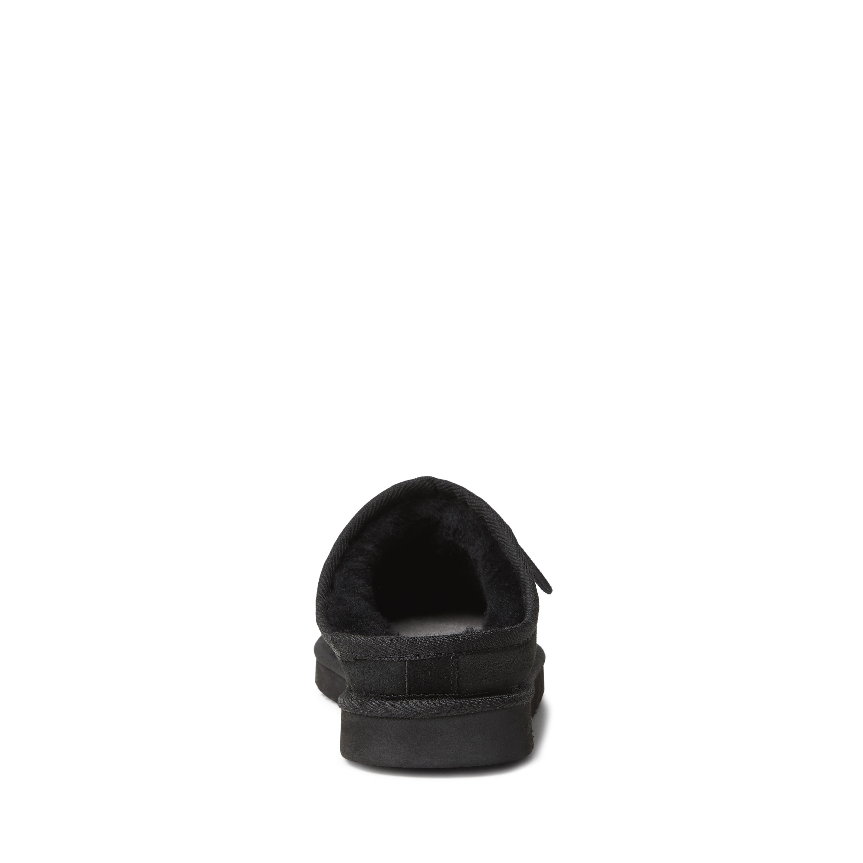 Men's Fireside by Dearfoams Grafton Genuine Shearling Clog Slipper with Woven Accent