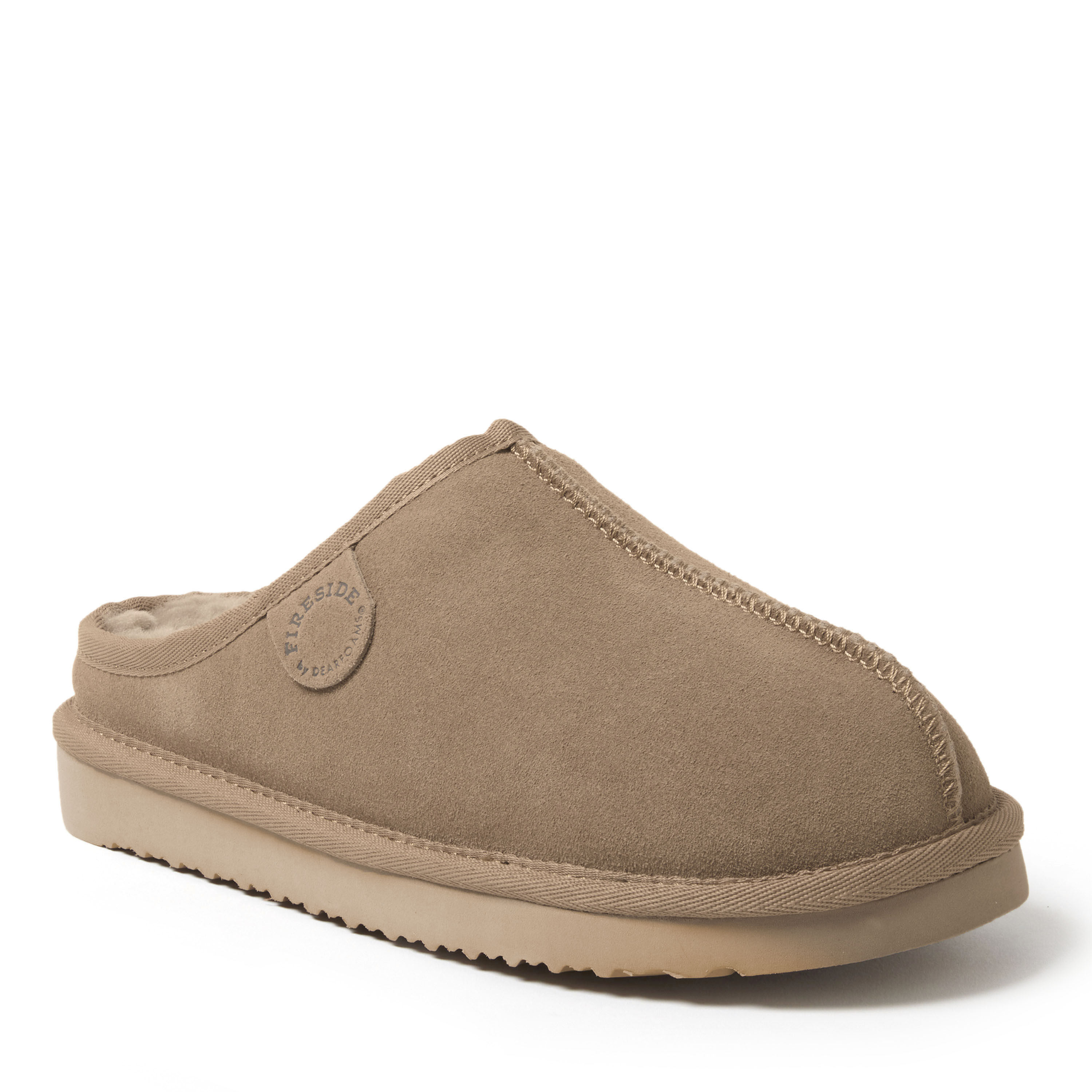 Women's Fireside by Dearfoams Greta Genuine Shearling Clog - Water Resistant