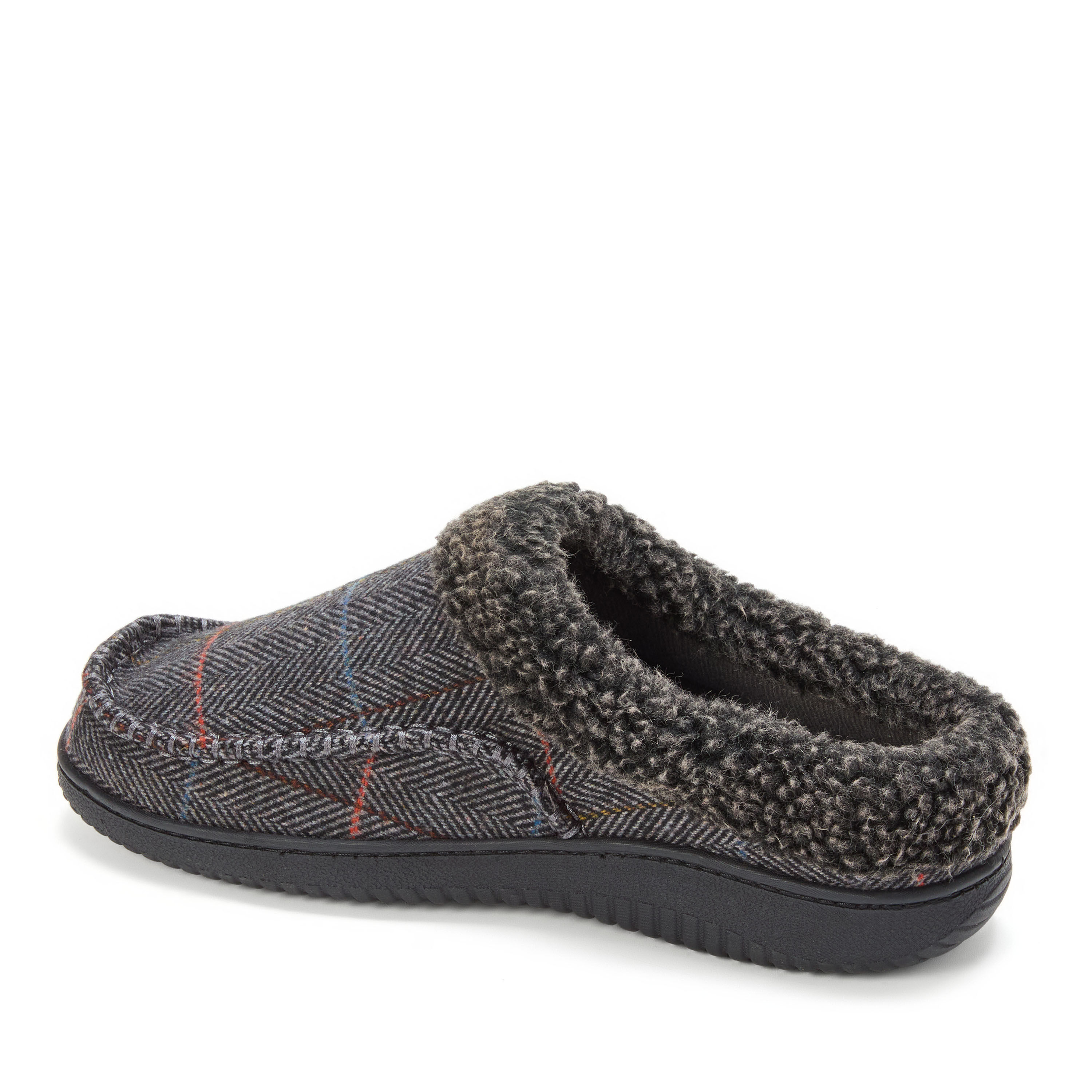 Men's Marshall Microsuede Moc Toe Clog With Berber Cuff