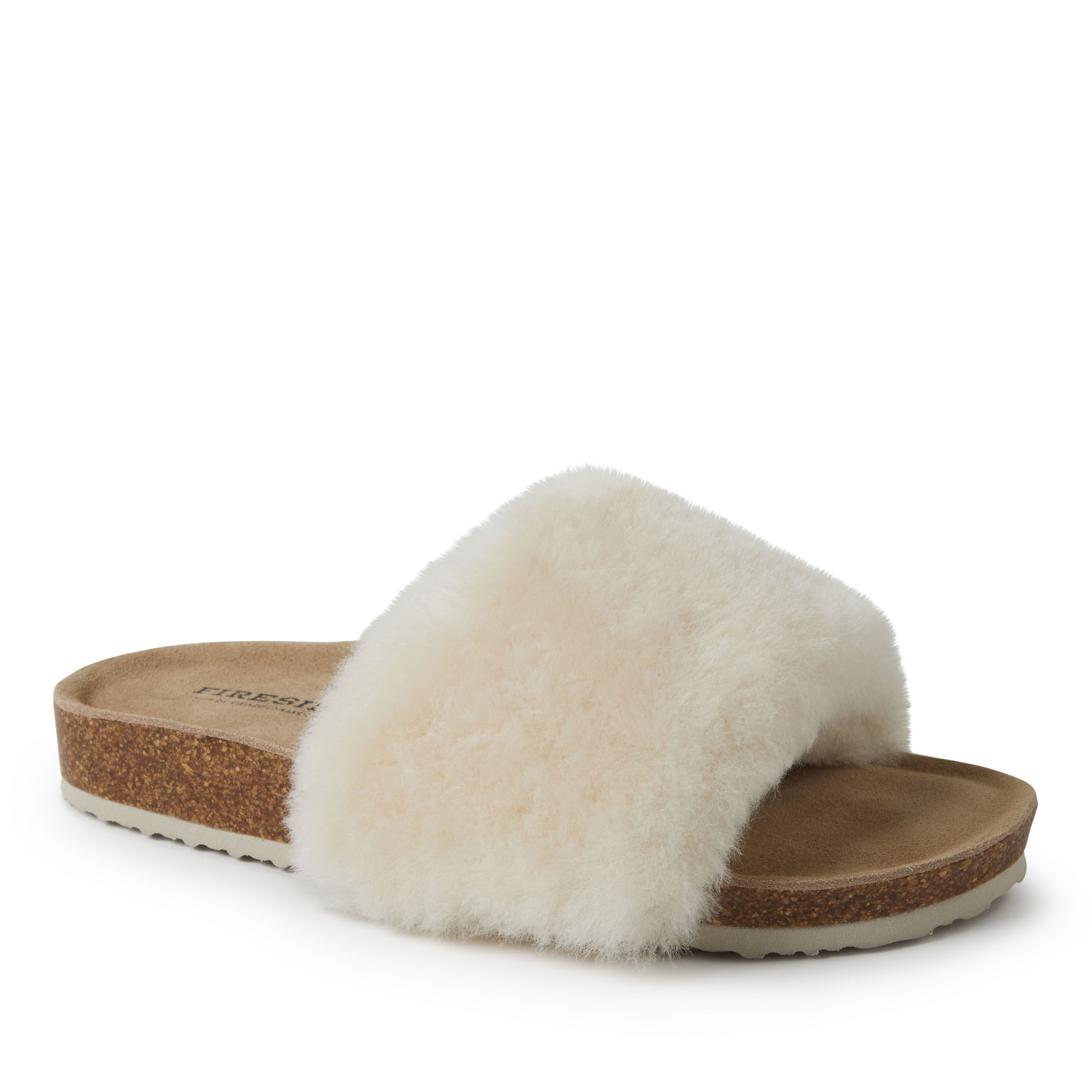 Women s Fireside by Dearfoams Canberra Cork Molded Footbed