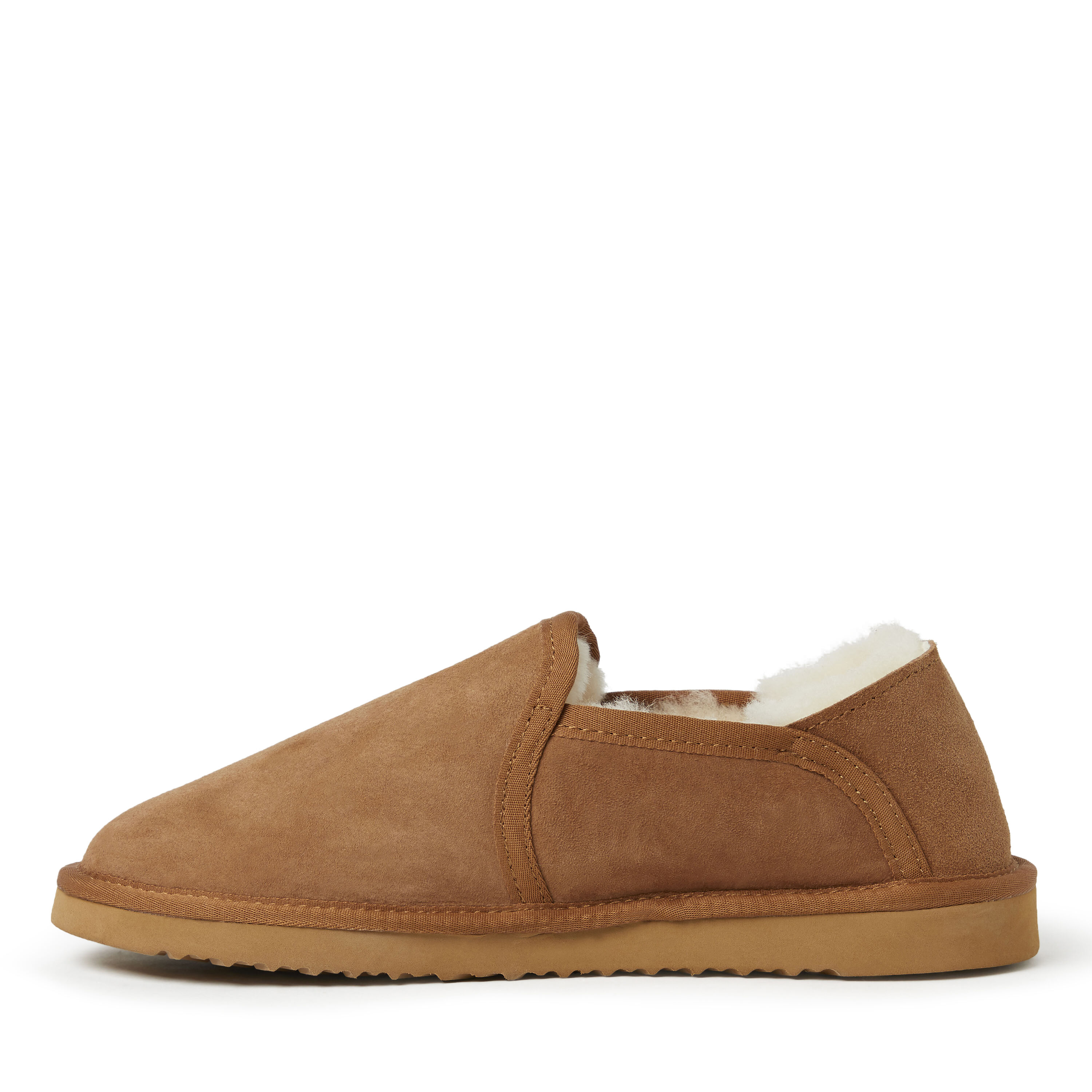 Men s Fireside by Dearfoams Hobart Genuine Shearling Closed Back