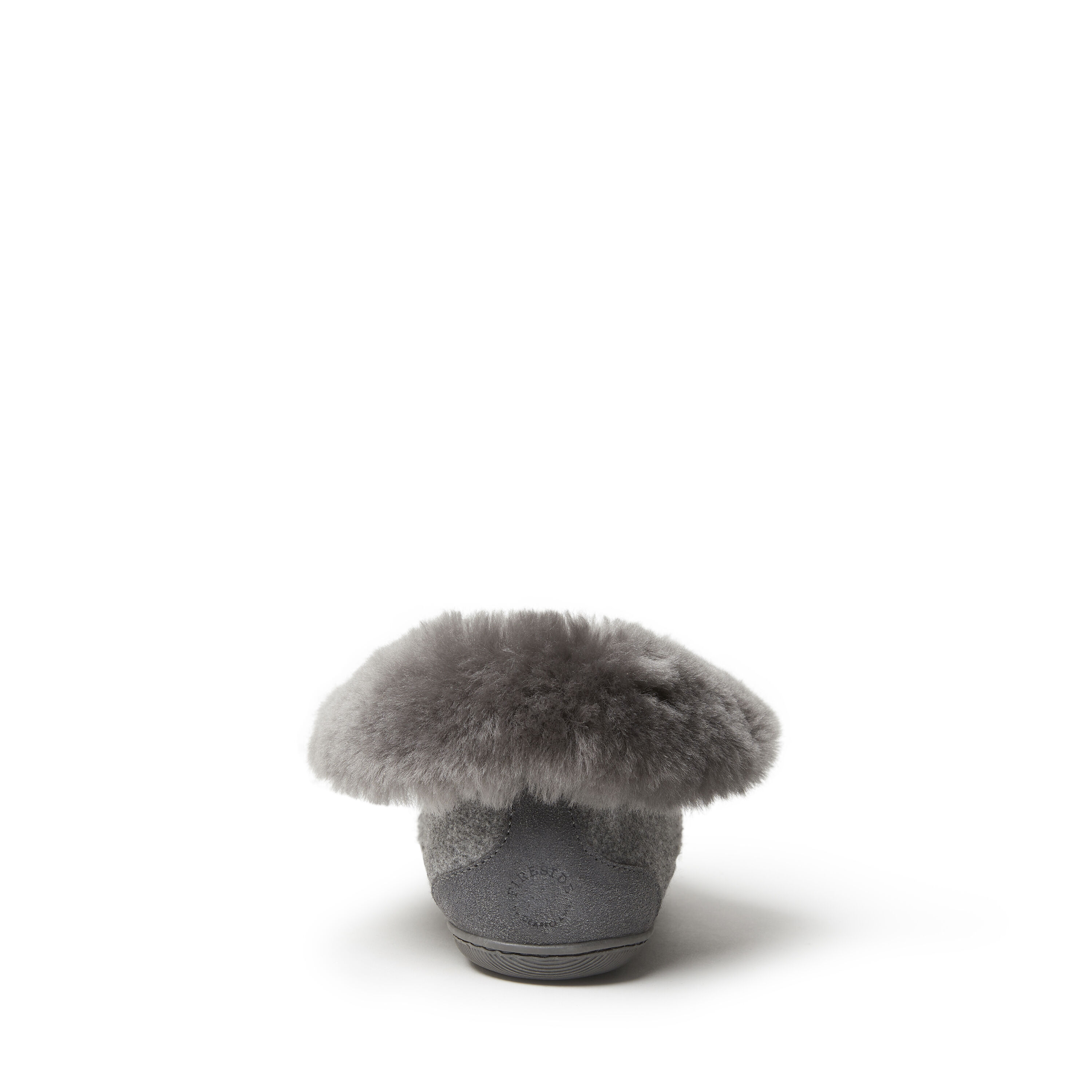 Women's Brisbane Sparkle Fairisle Knit, Microwool and Genuine Shearling Foldover Moccasin Slipper with Tie